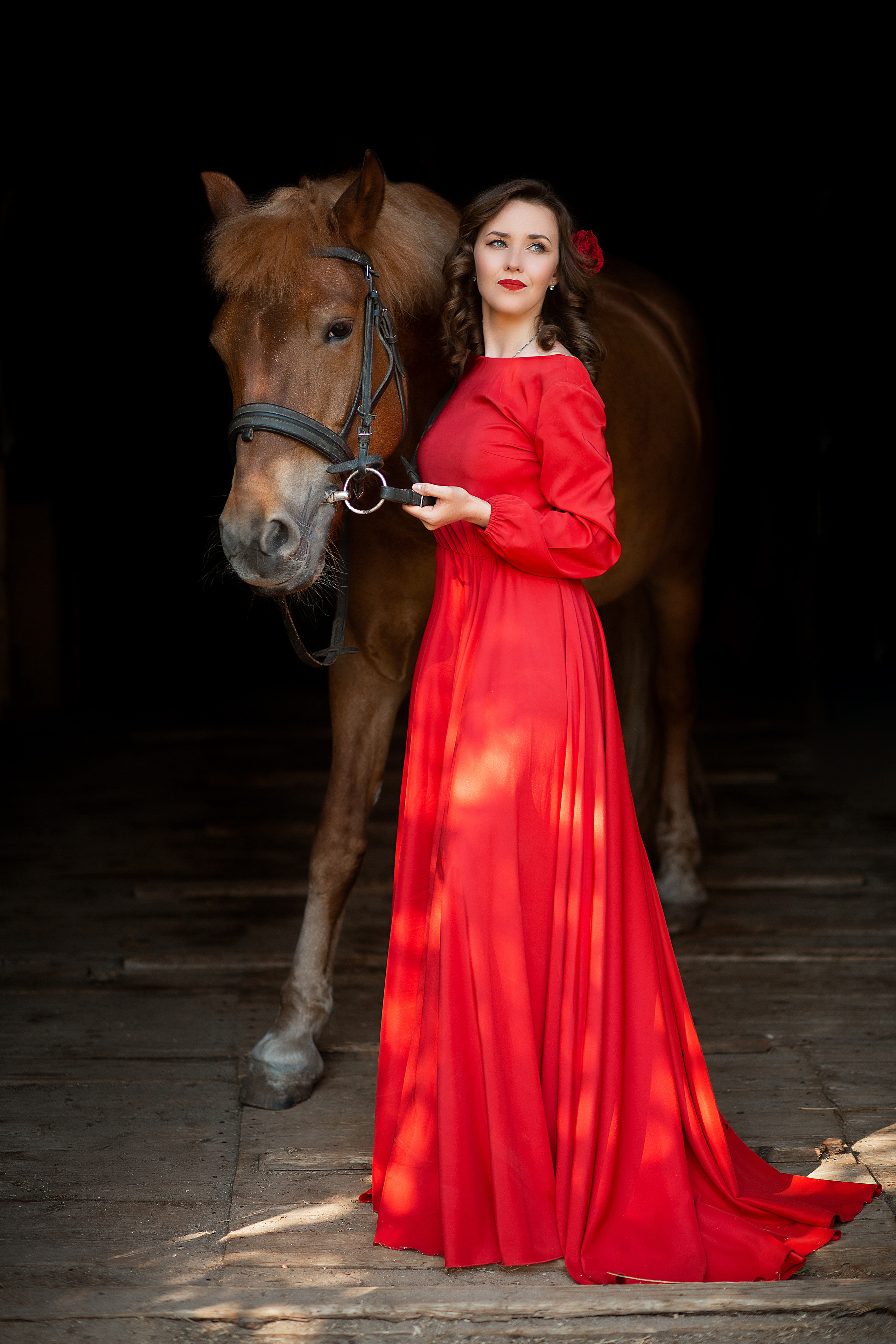 Саша и Радуга (фотодень). Фотосессия с лошадьми в Нижнем Новгороде