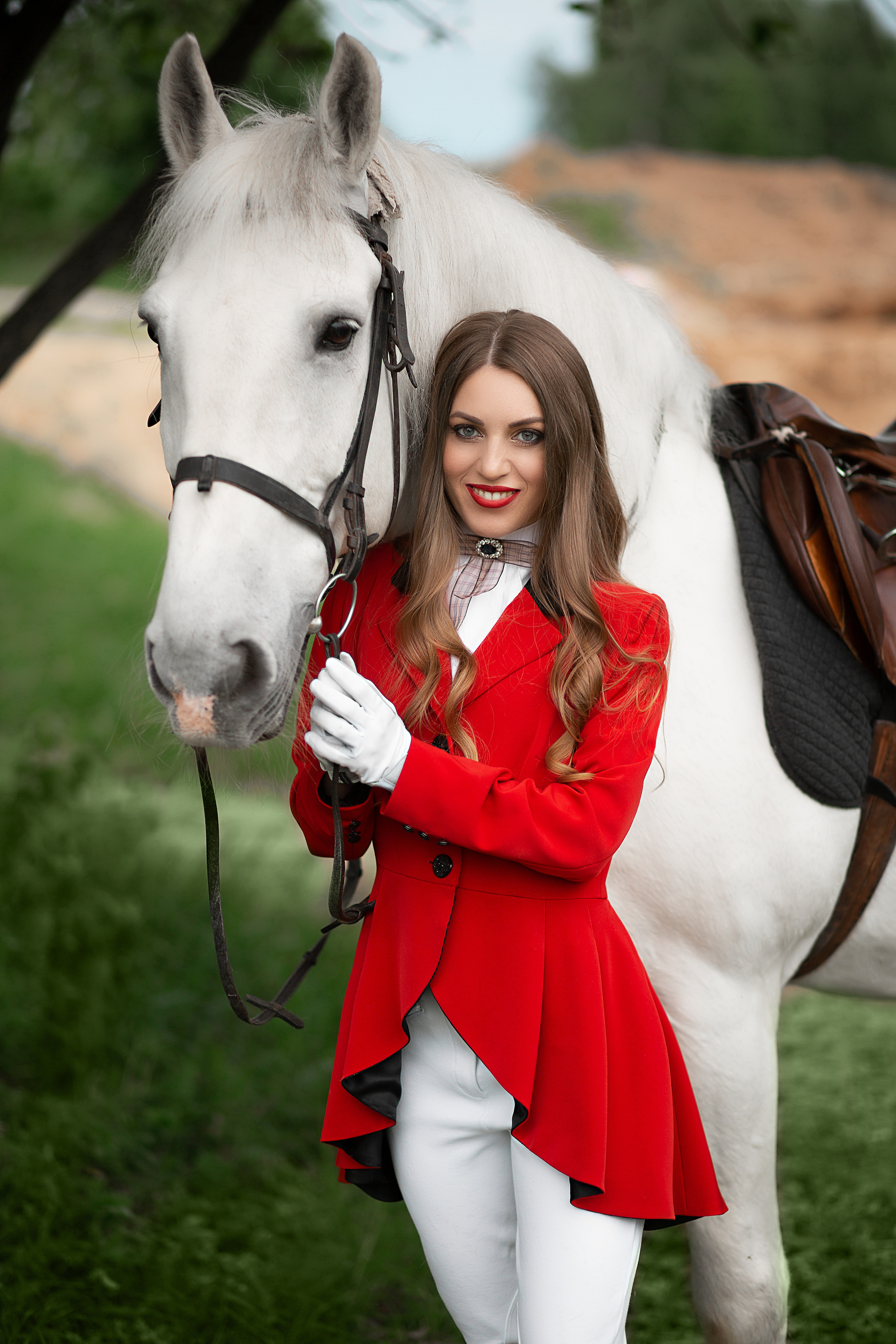 Оксана и Воробей (фотодень). Фотосессия с лошадьми в Нижнем Новгороде