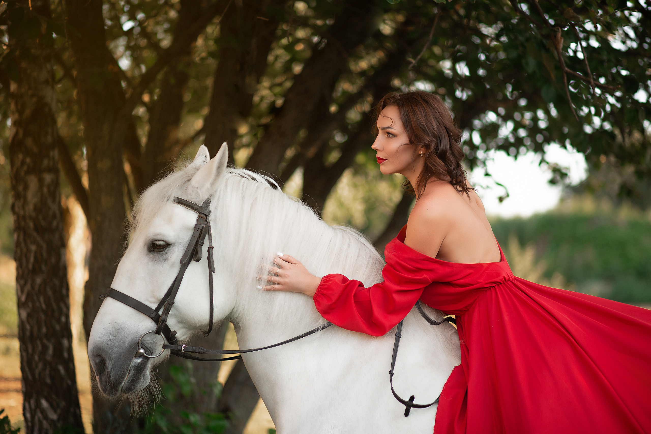 Алена и Воробей (фото-день). Фотосессия с лошадьми в Нижнем Новгороде