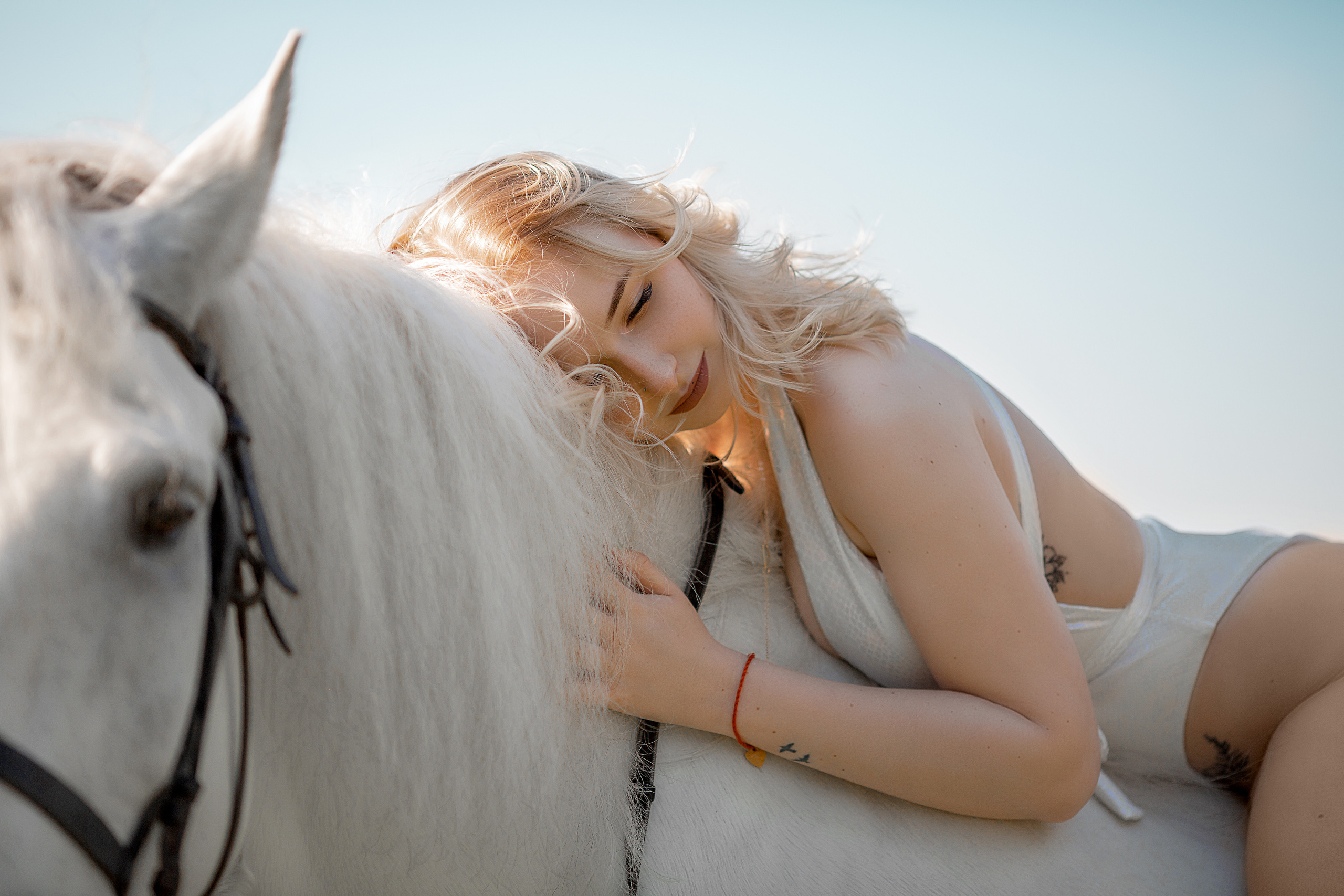 Фотосессия Алины и Воробья. Фотосессия с лошадьми в Нижнем Новгороде
