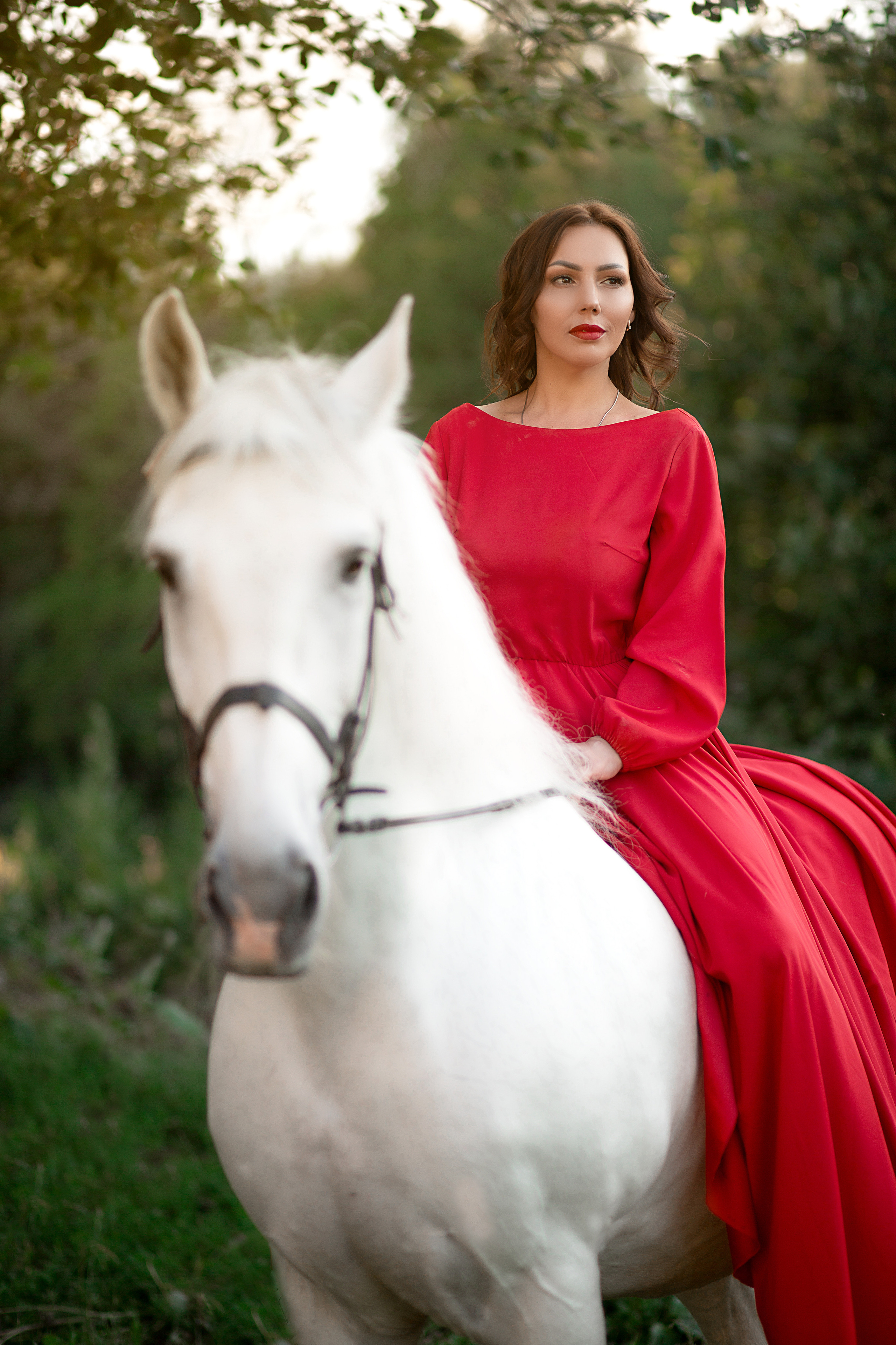 Алена и Воробей (фото-день). Фотосессия с лошадьми в Нижнем Новгороде