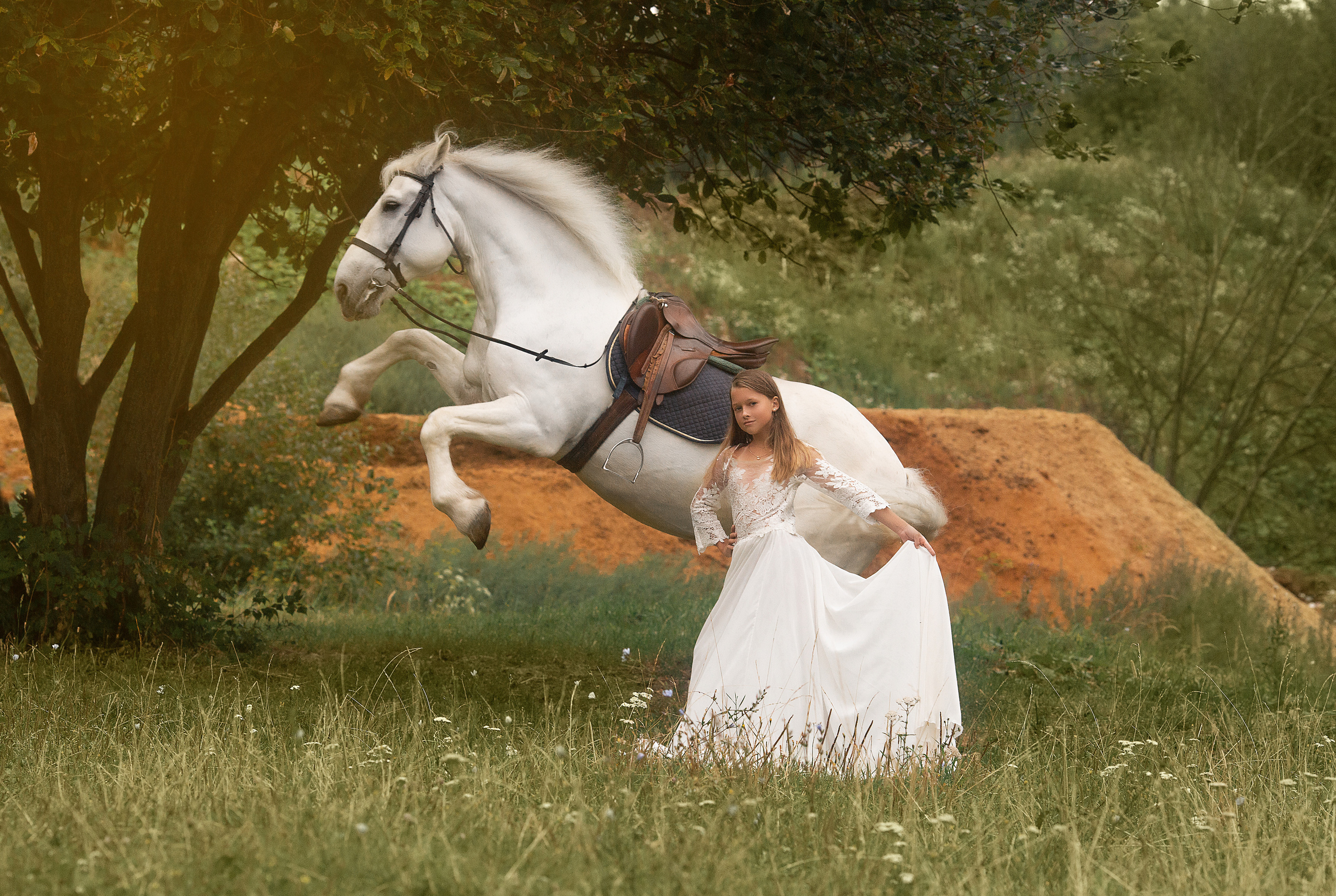 Фотосессия Арины и Вики. Фотосессия с лошадьми в Нижнем Новгороде