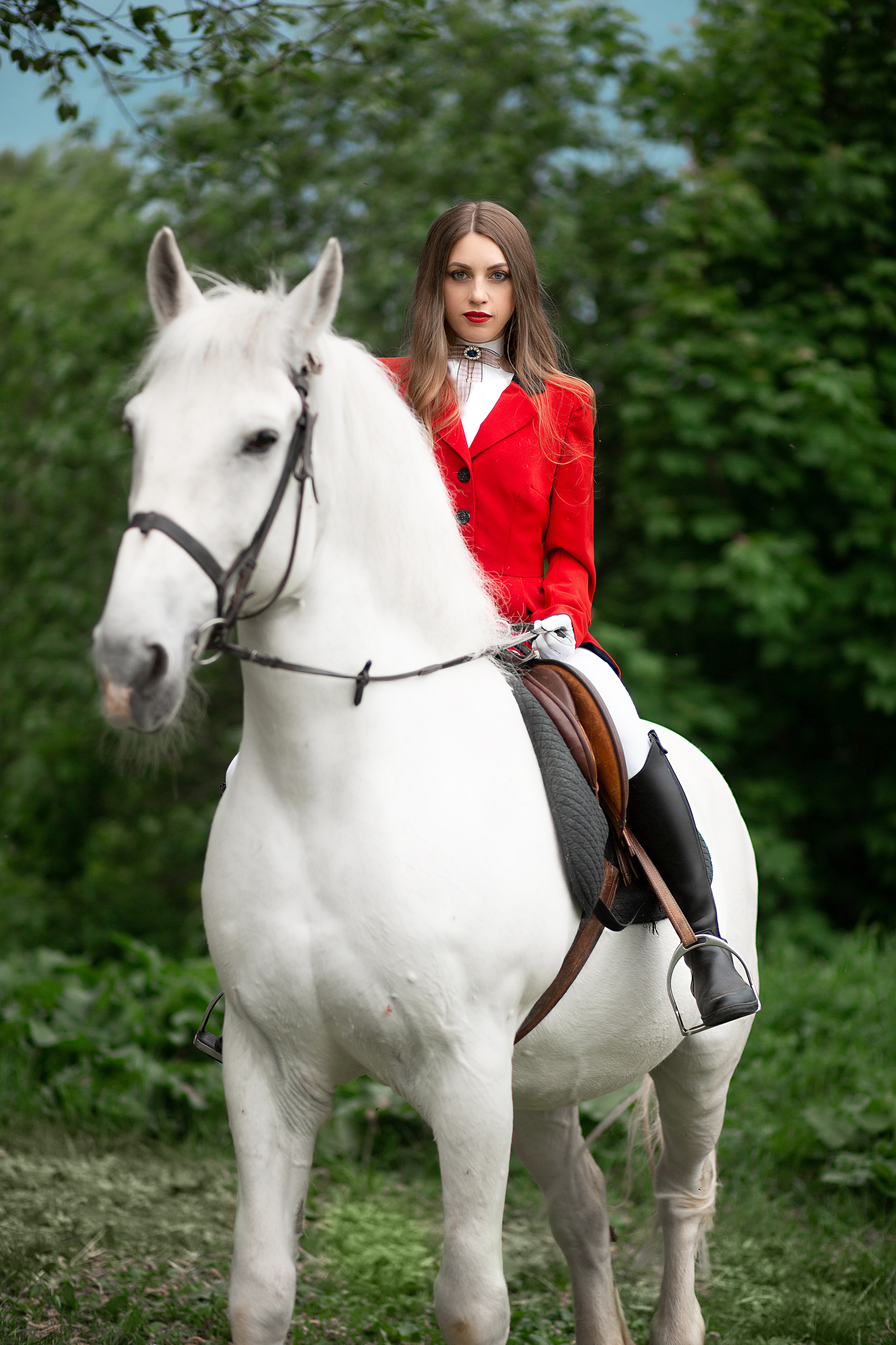 Оксана и Воробей (фотодень). Фотосессия с лошадьми в Нижнем Новгороде