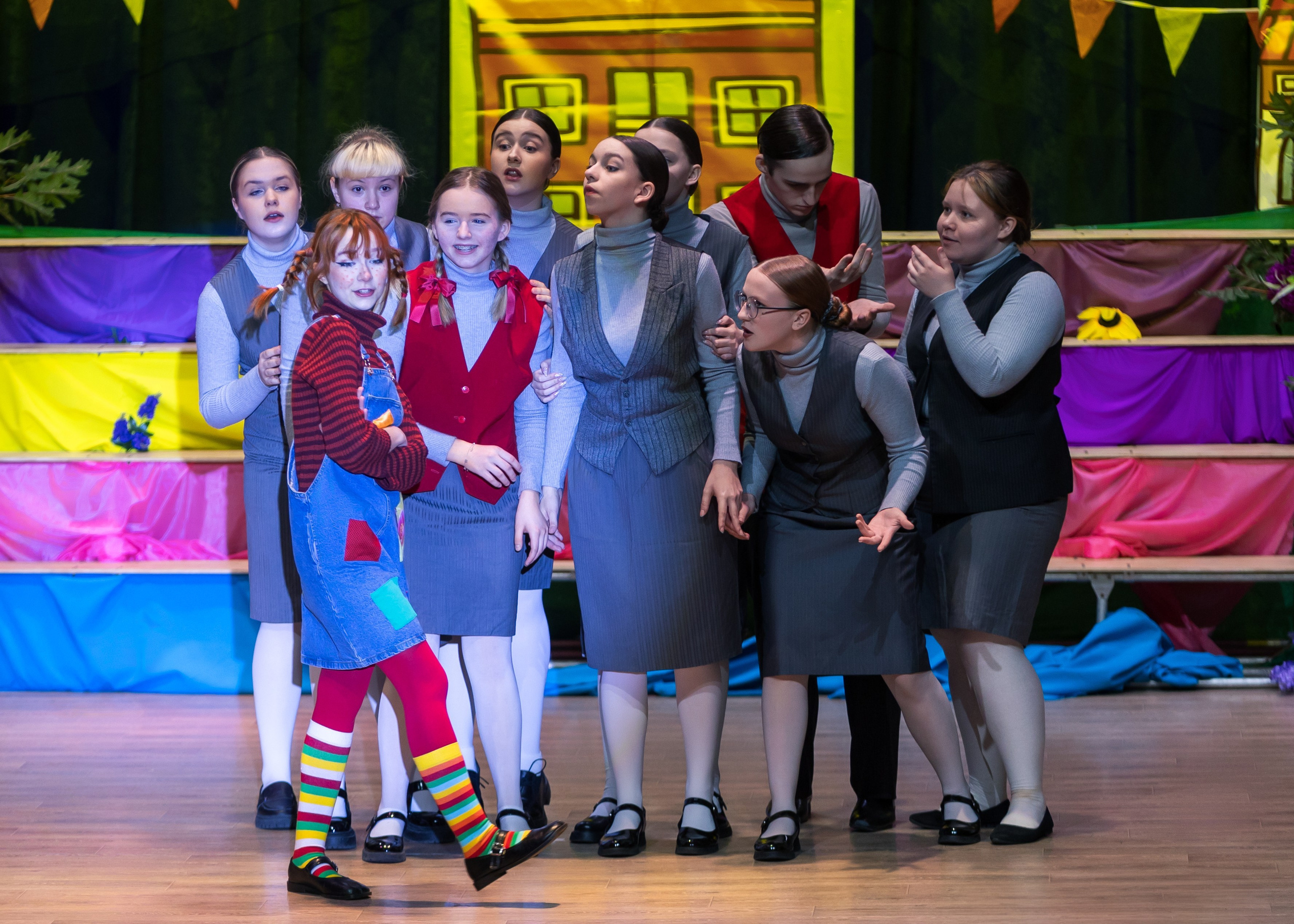 Мюзикл «Пеппи Длинныйчулок». Выпускные альбомы и школьный фотограф в Подольске, Троицке, Щербинке, Москве и Московской области