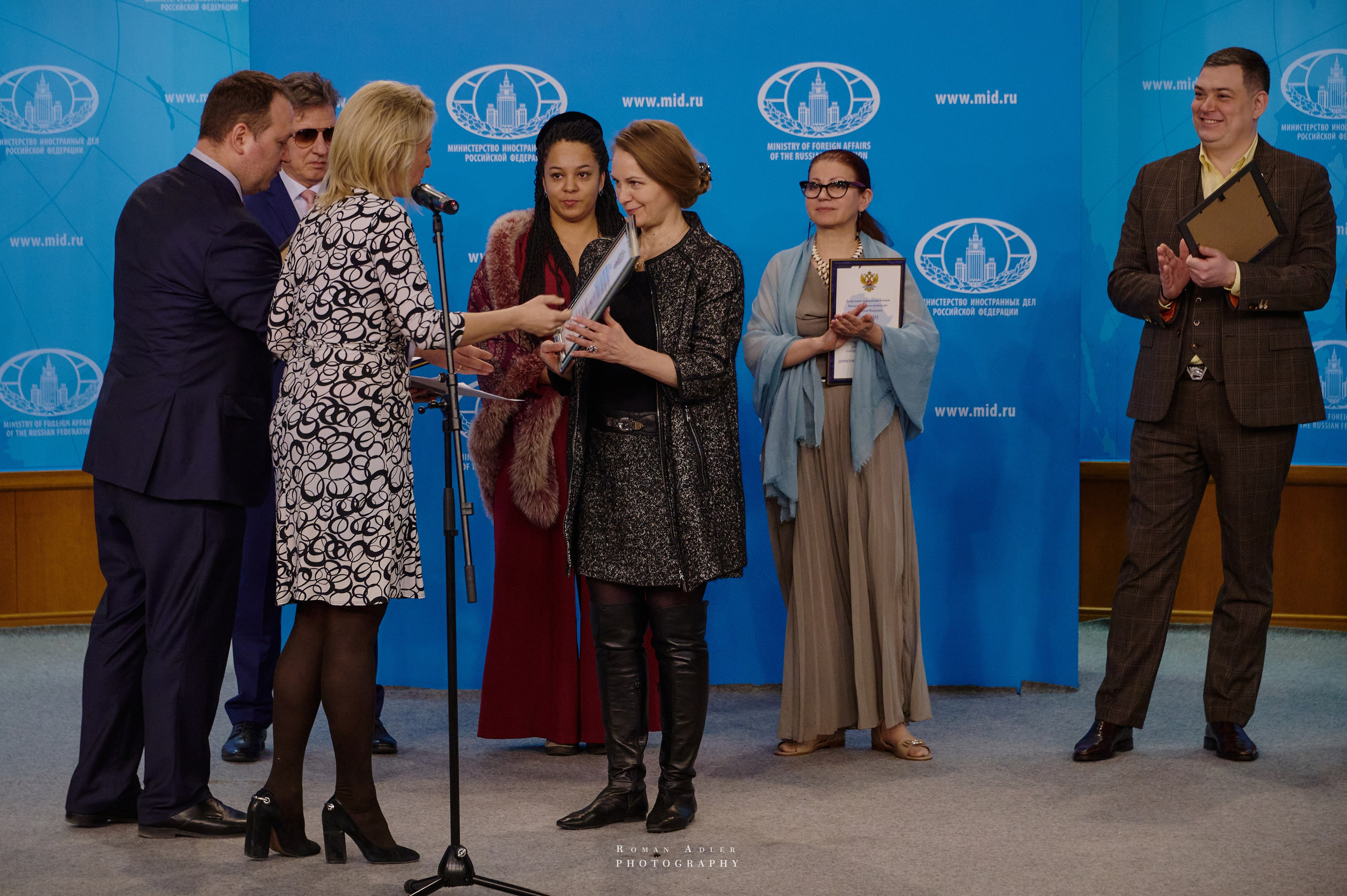 Презентация киноленты «Black to USSR». Фотограф Роман Адлер