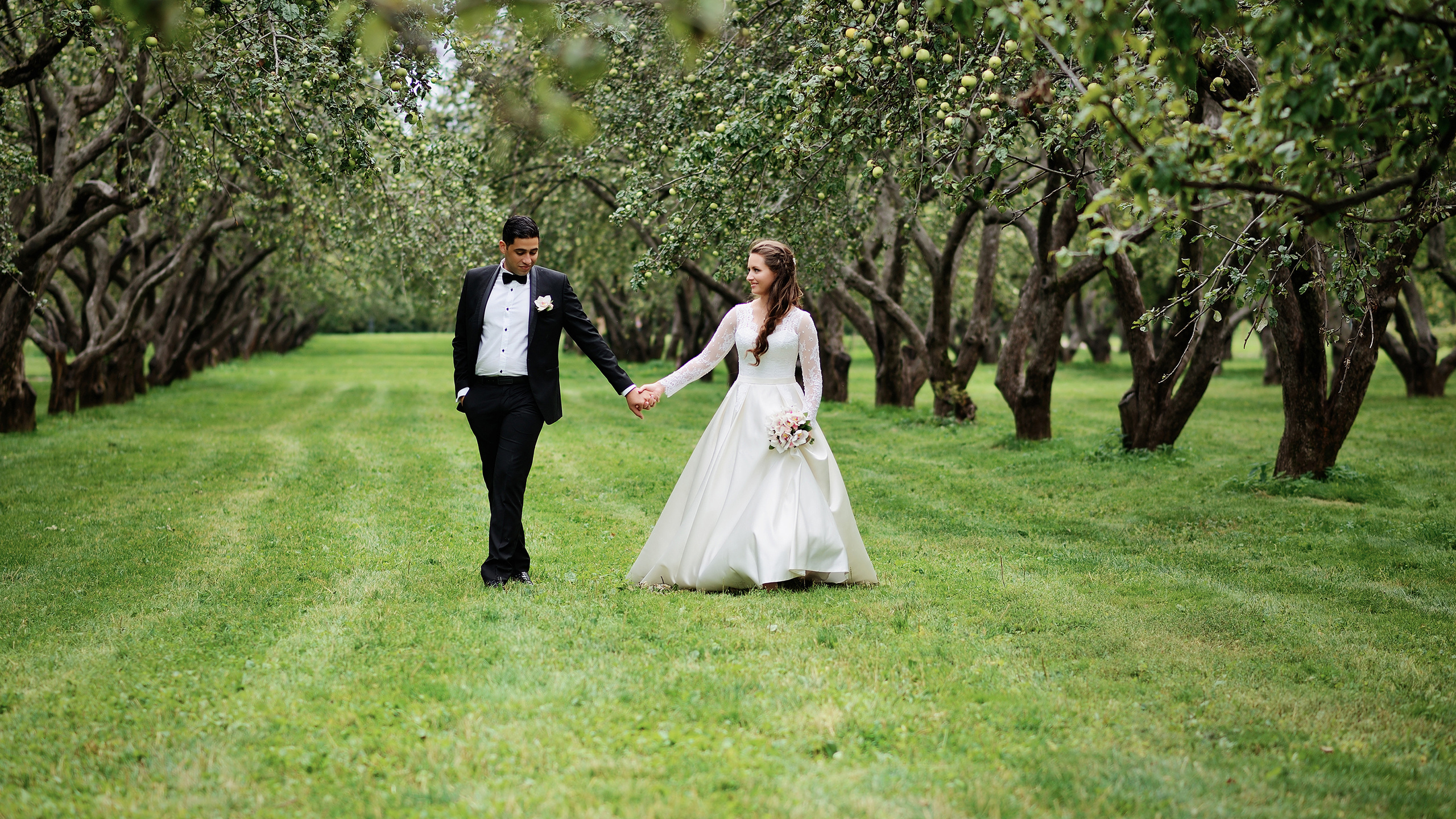 свадебная прогулка