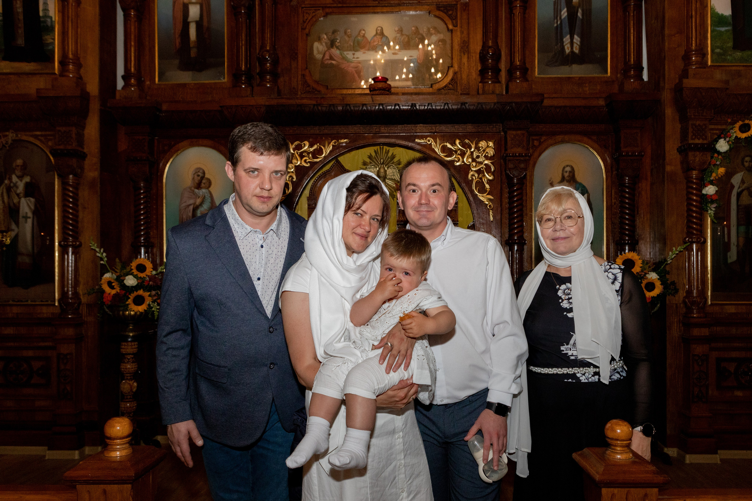Крещение человека Романа. Портретный фотограф в Санкт-Петербурге Надежда Капранова