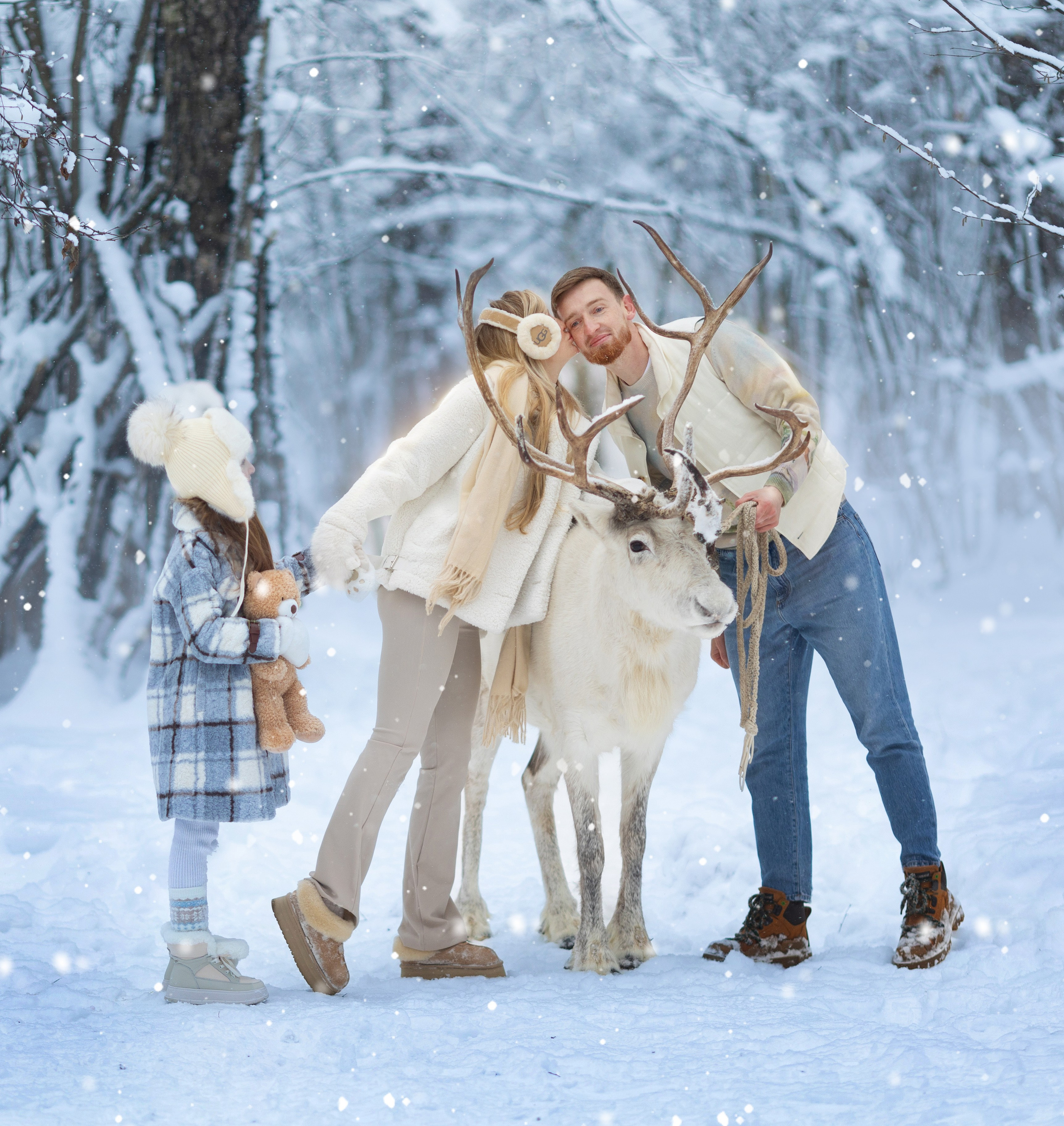 Фотосессия с оленями. Фотограф Лия Милк | Москва, Подмосковье