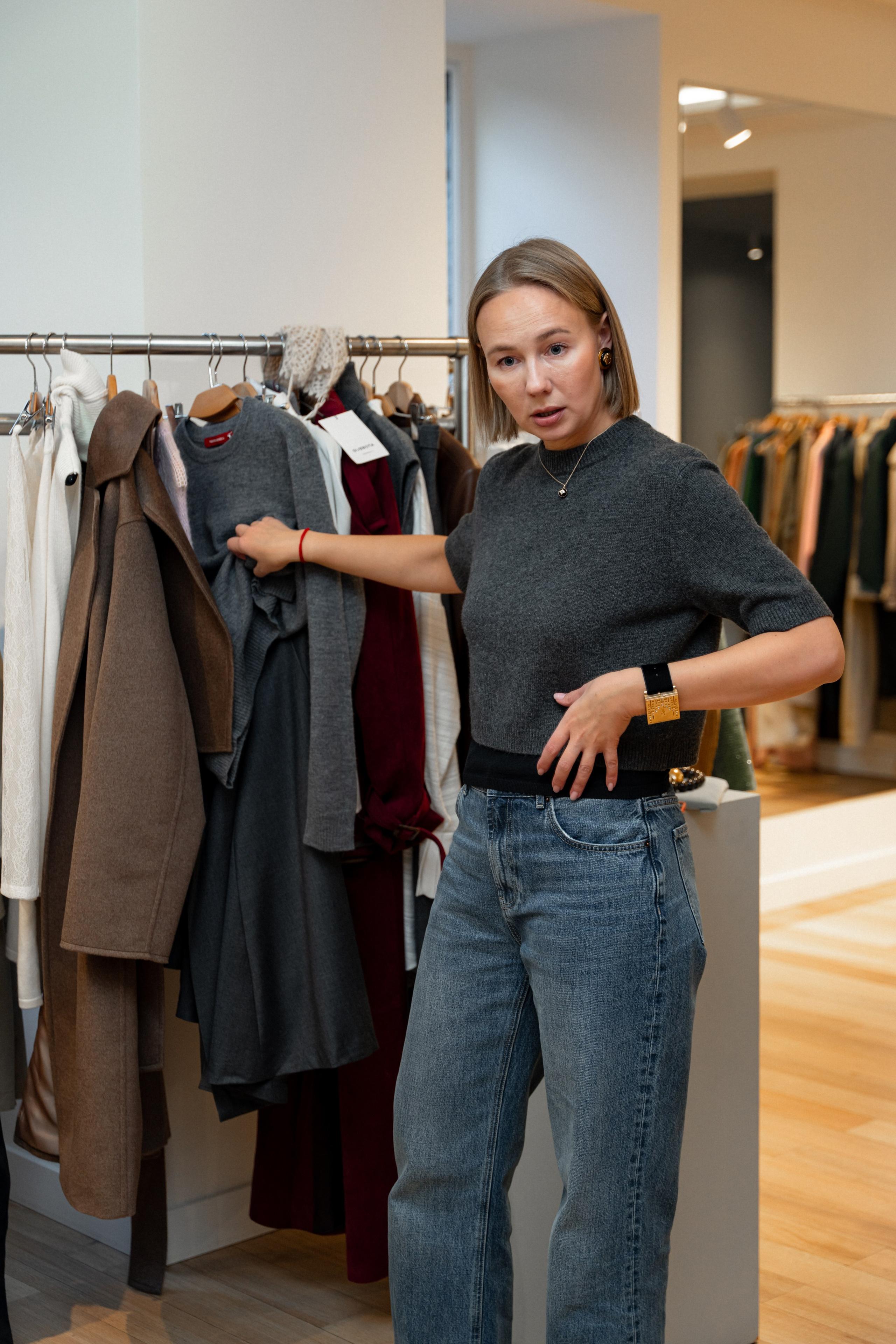 МК стилиста бутик SUBBOTA. Портретный фотограф в Санкт-Петербурге Дмитриева Наталия