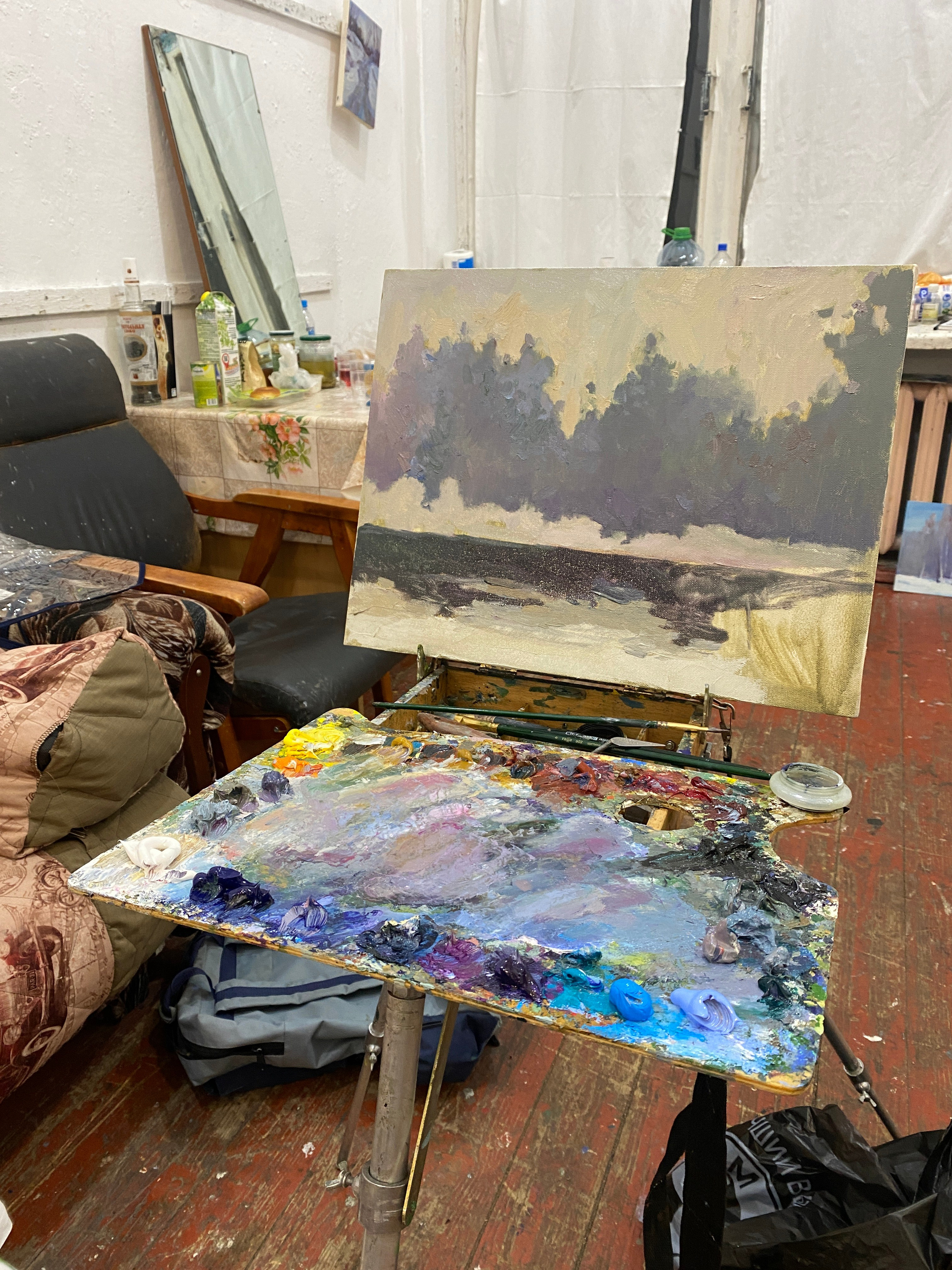 Работа. Живописец Ирина Пинская