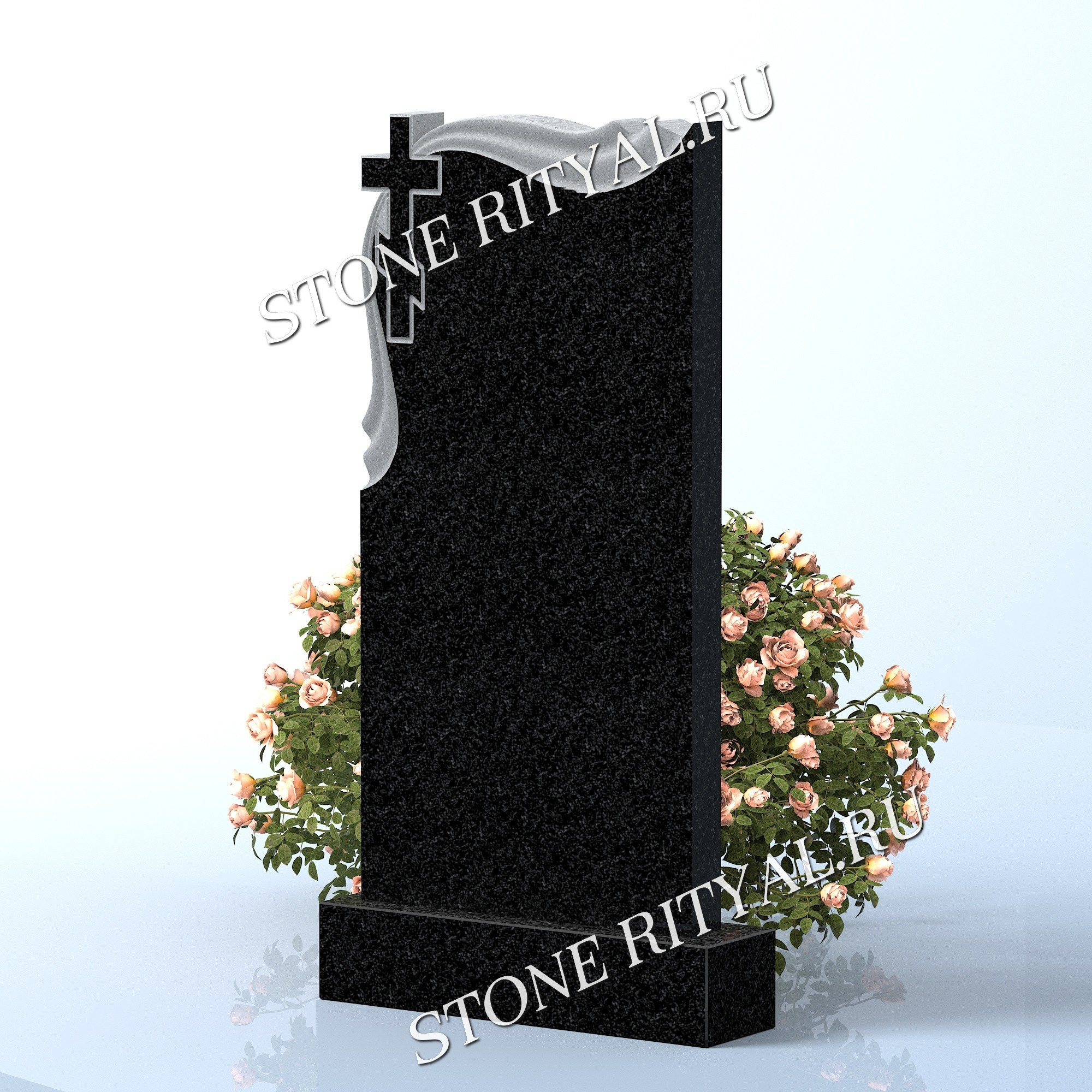 Вертикальные памятники прямые. Изготовление и установка памятников в Москве и МО