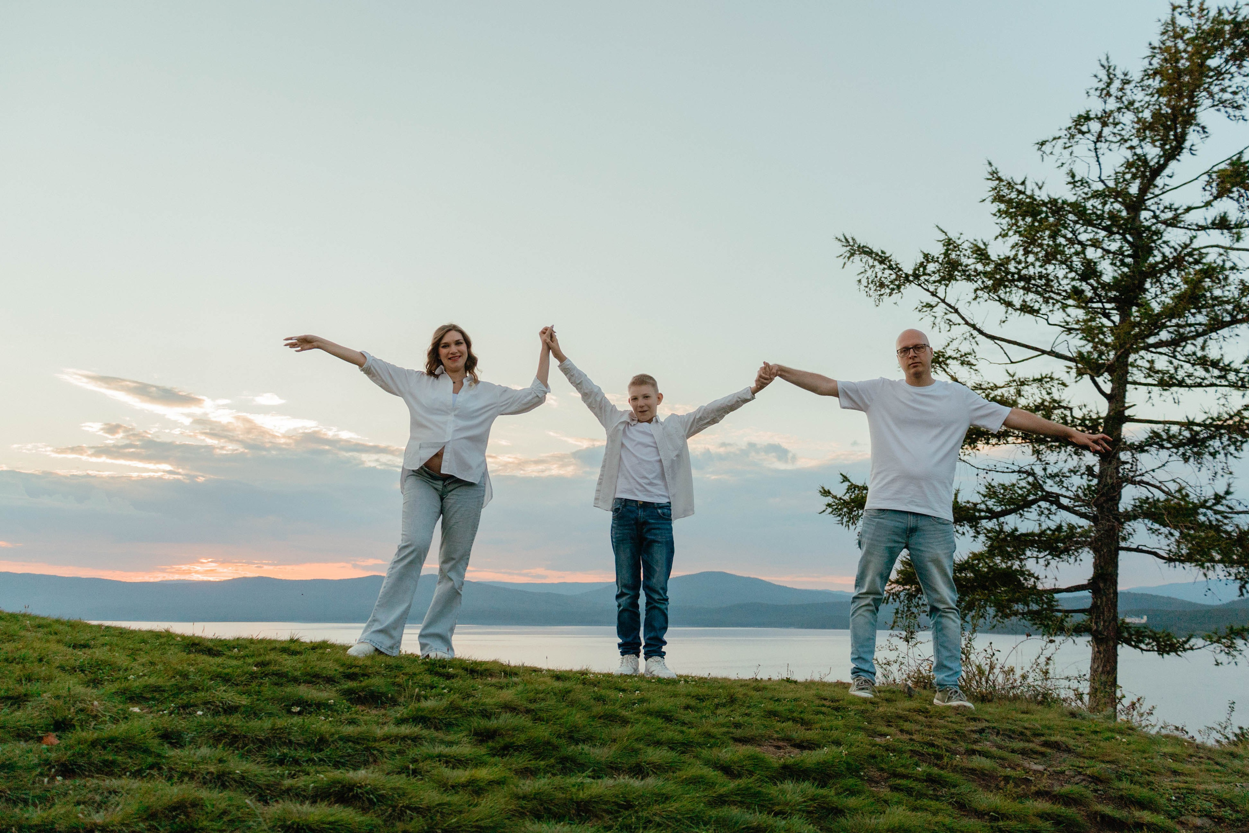 Семейная фотосессия для Артёма, Тёмы и Марина+1. Фотограф Александра Коновалова