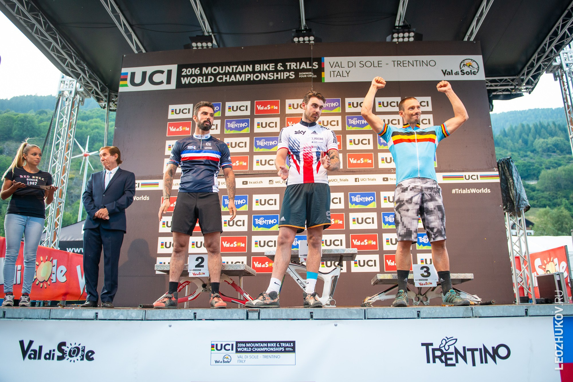 UCI Trials World Championships 2016 — finals. Sports photographer Leonid Zhukov