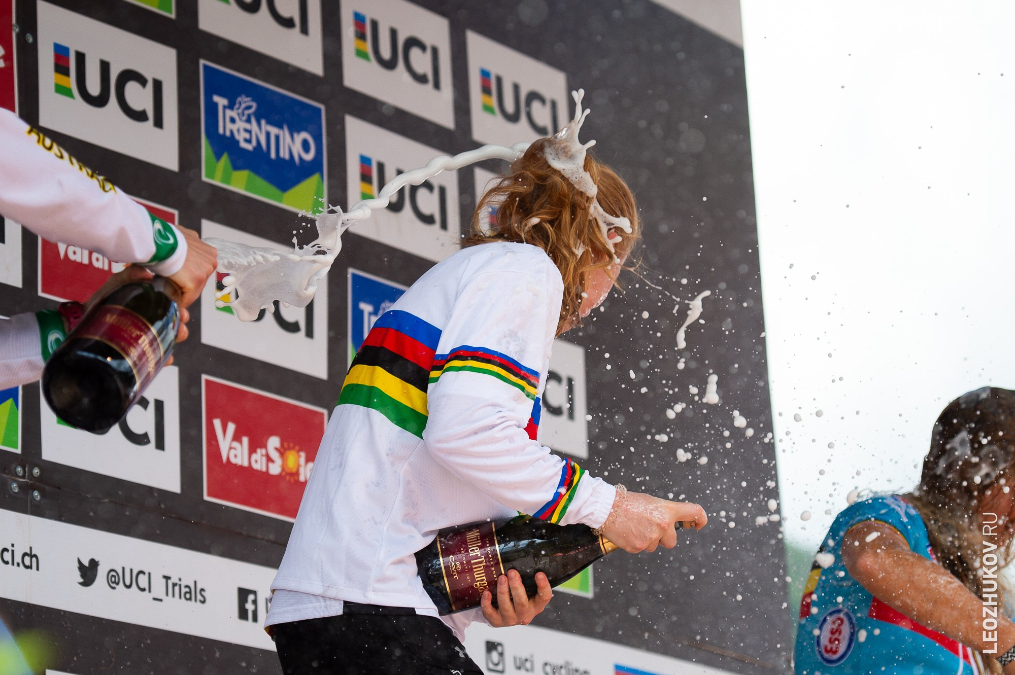 UCI Trials World Championships 2016 — finals. Sports photographer Leonid Zhukov