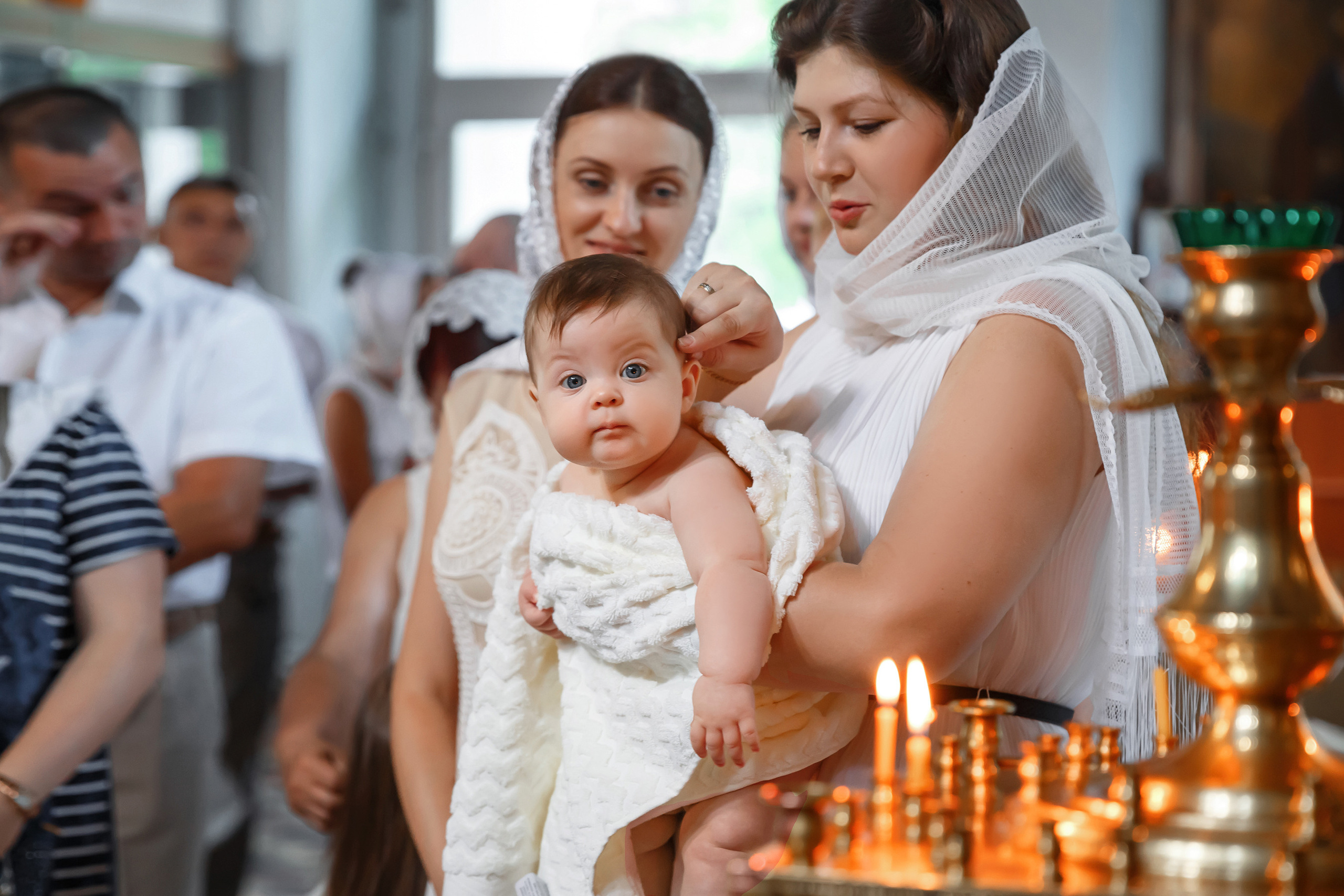 фотограф на крещение Новомосковска