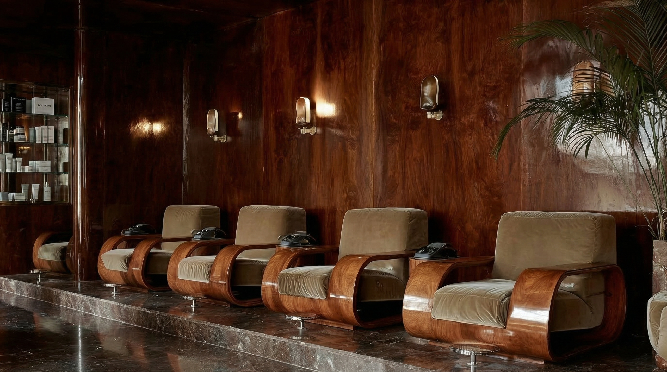 Muse Beauty Salon — AI Concept. Glukhova Elizaveta — AI Creator & 3D Visualizer for Interior, Fashion & Beauty Brands