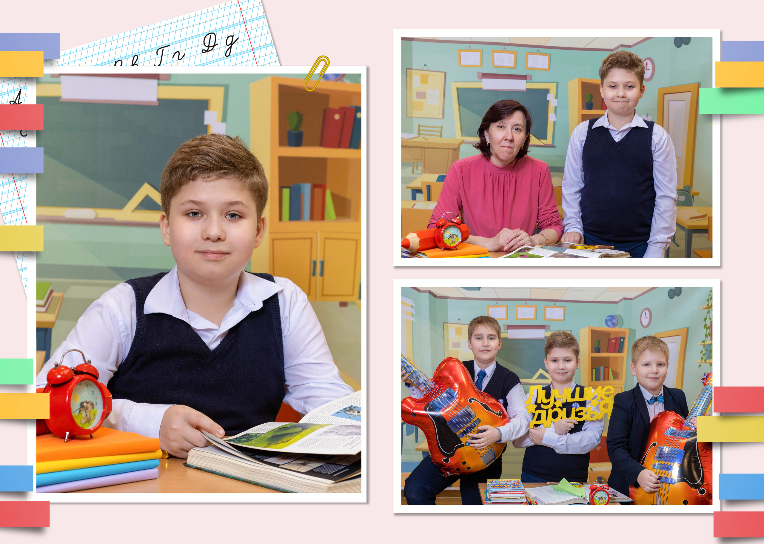 5 разворота 3000. Выпускные альбомы в Липецк