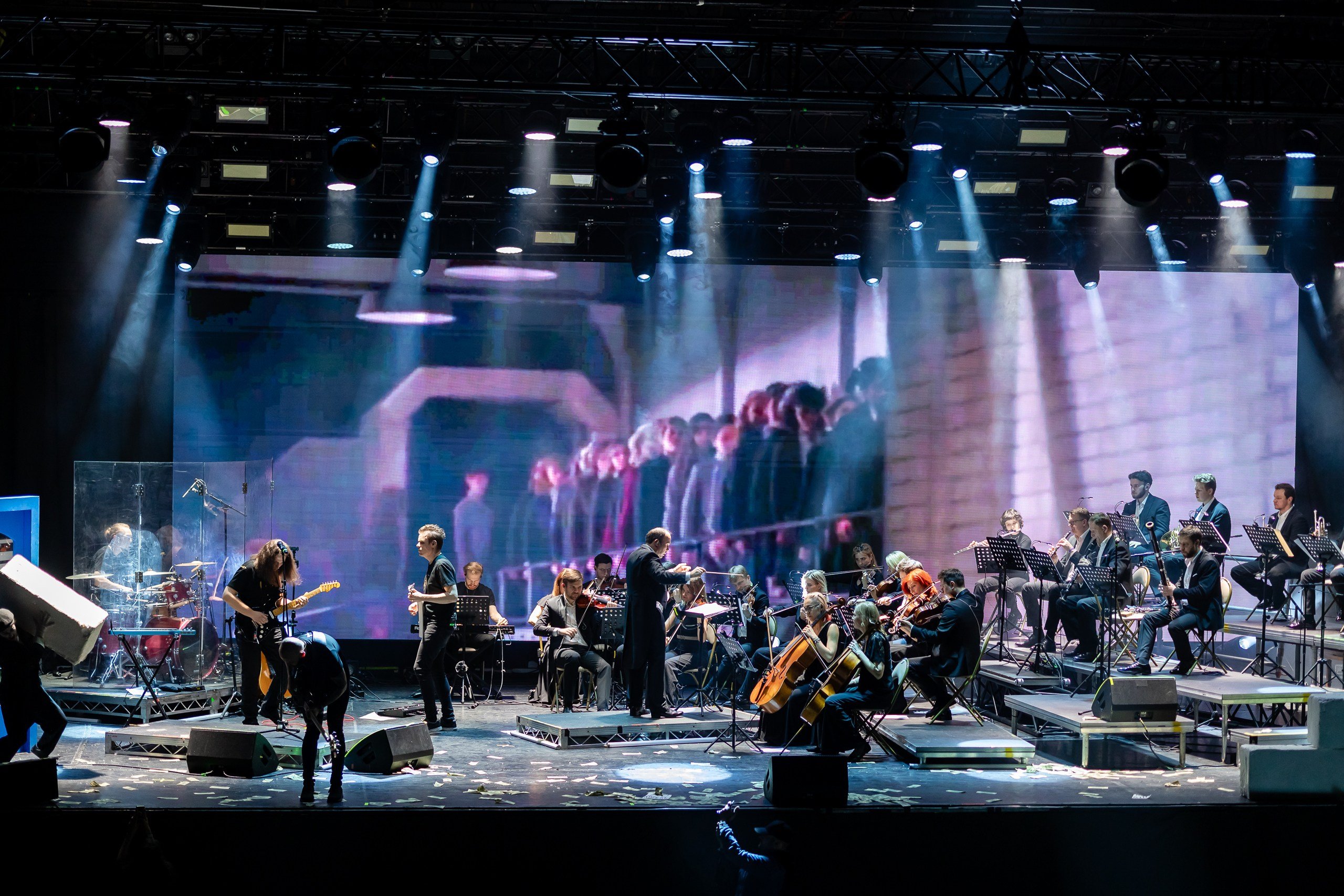 Репортаж с концерта «Симфоническое PINK FLOYD SHOW». Фотограф в Санкт-Петербурге — Сергей Петров