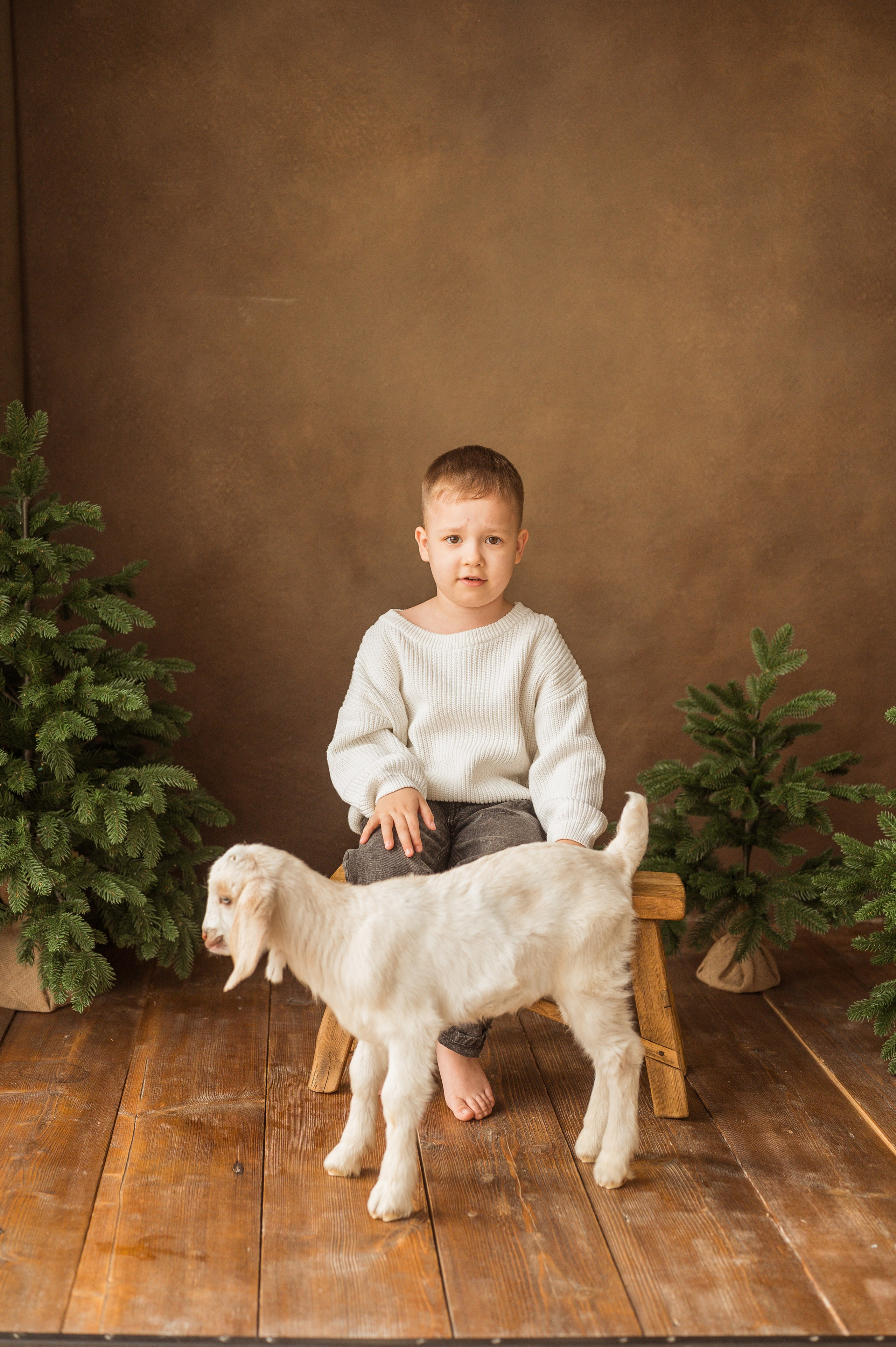 Данечка, Артем и козлик. Детский и семейный фотограф Ирина Гладких