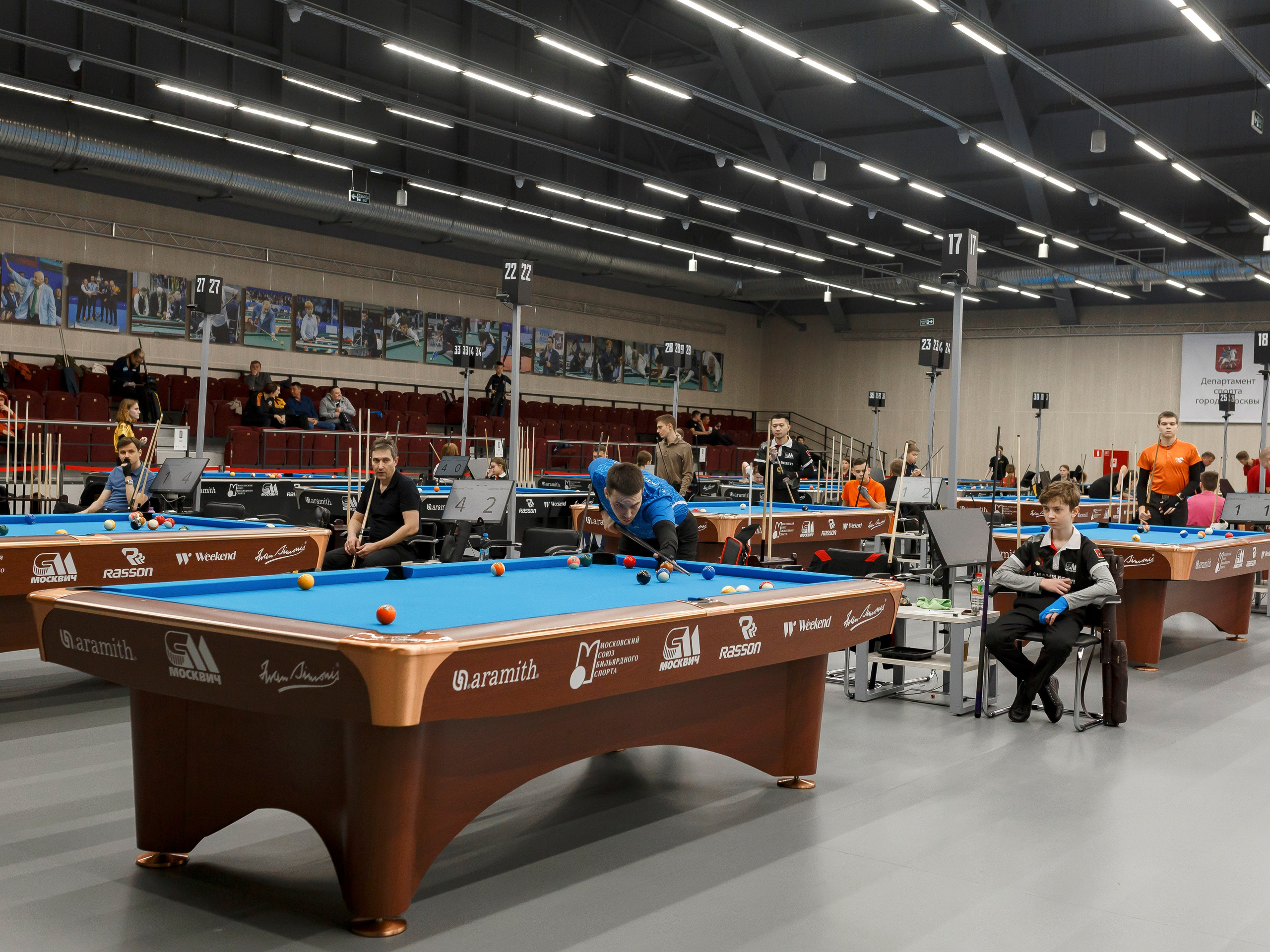 Кубок Москвы по бильярдному спорту. Репортажный фотограф в Москве