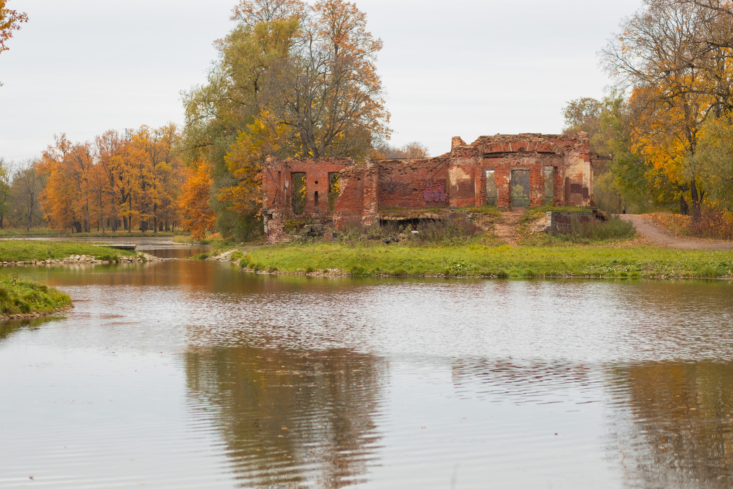 Осеняя фотосессия в Петергофе