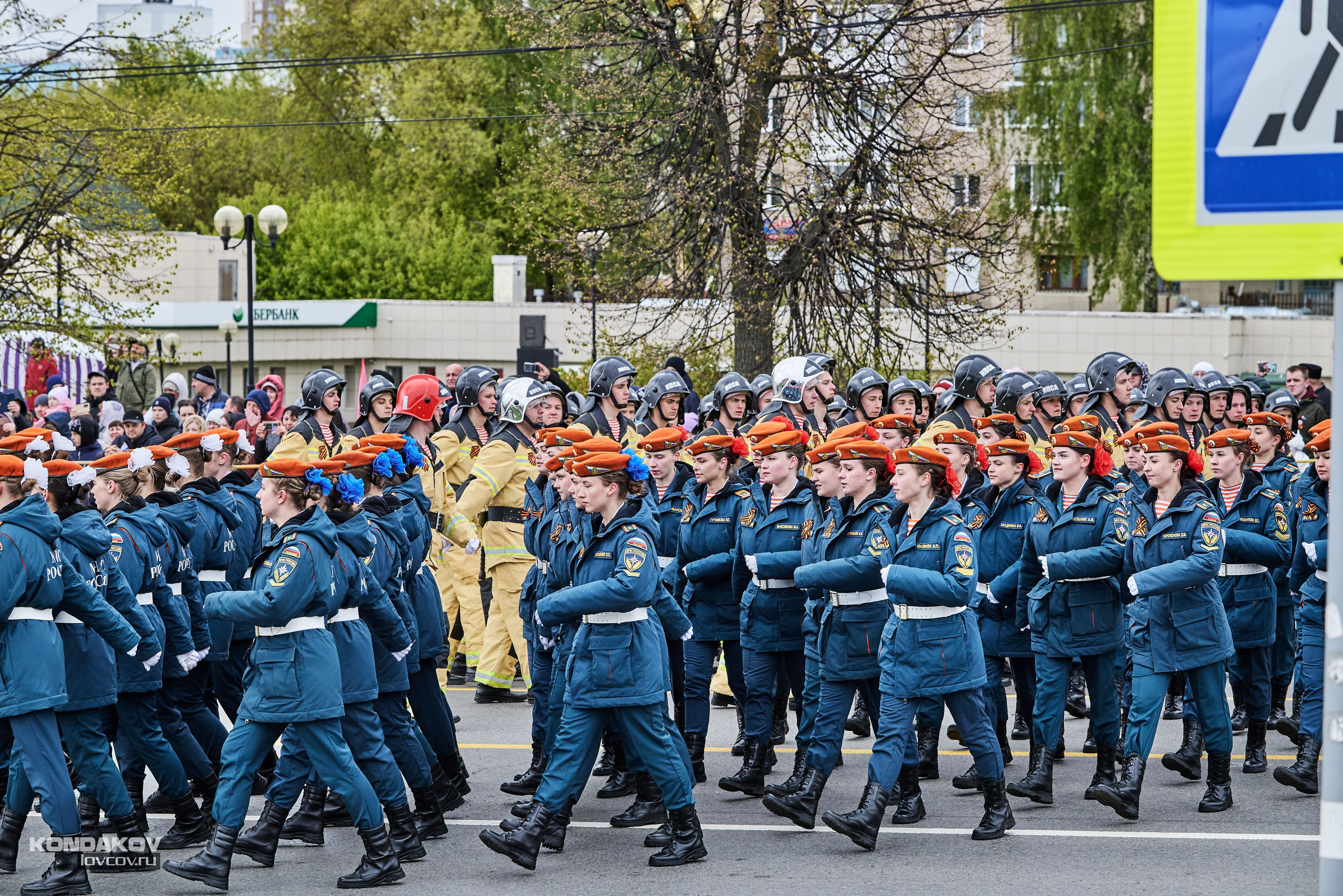 Парад в честь празднования День Победы 9 мая 2024 года в городе Иваново