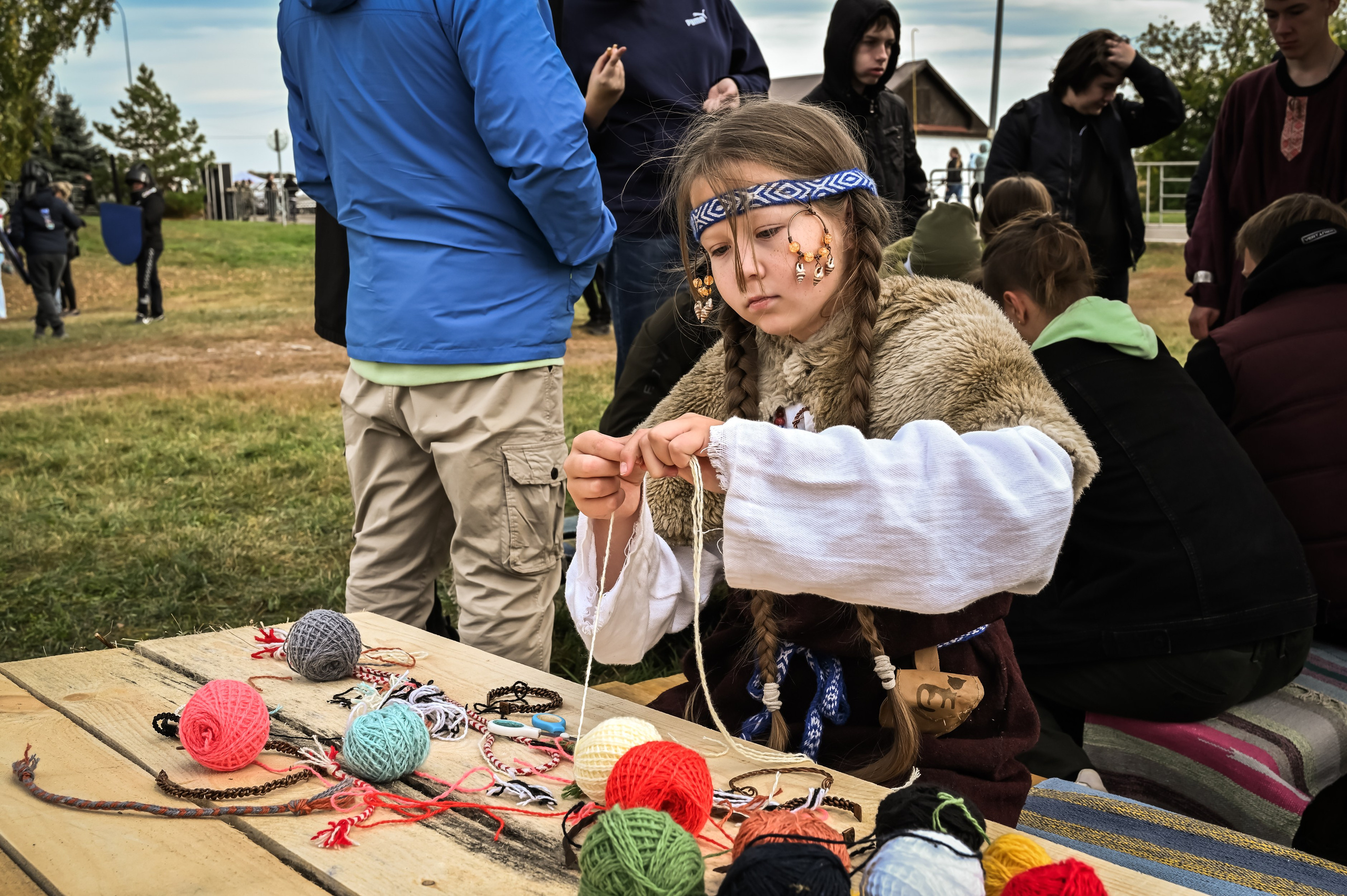 Мастер-классы по ремеслам на фестивале в Болгаре