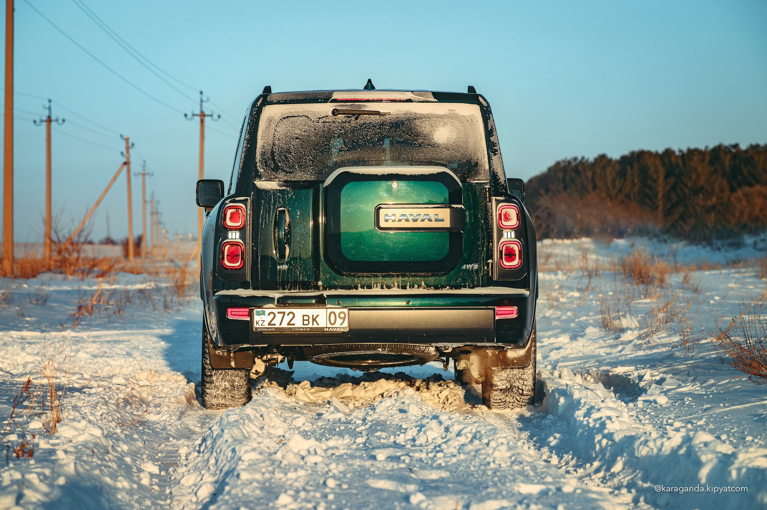 Зимний заезд на HAVAL H9. Кипятком Караганда