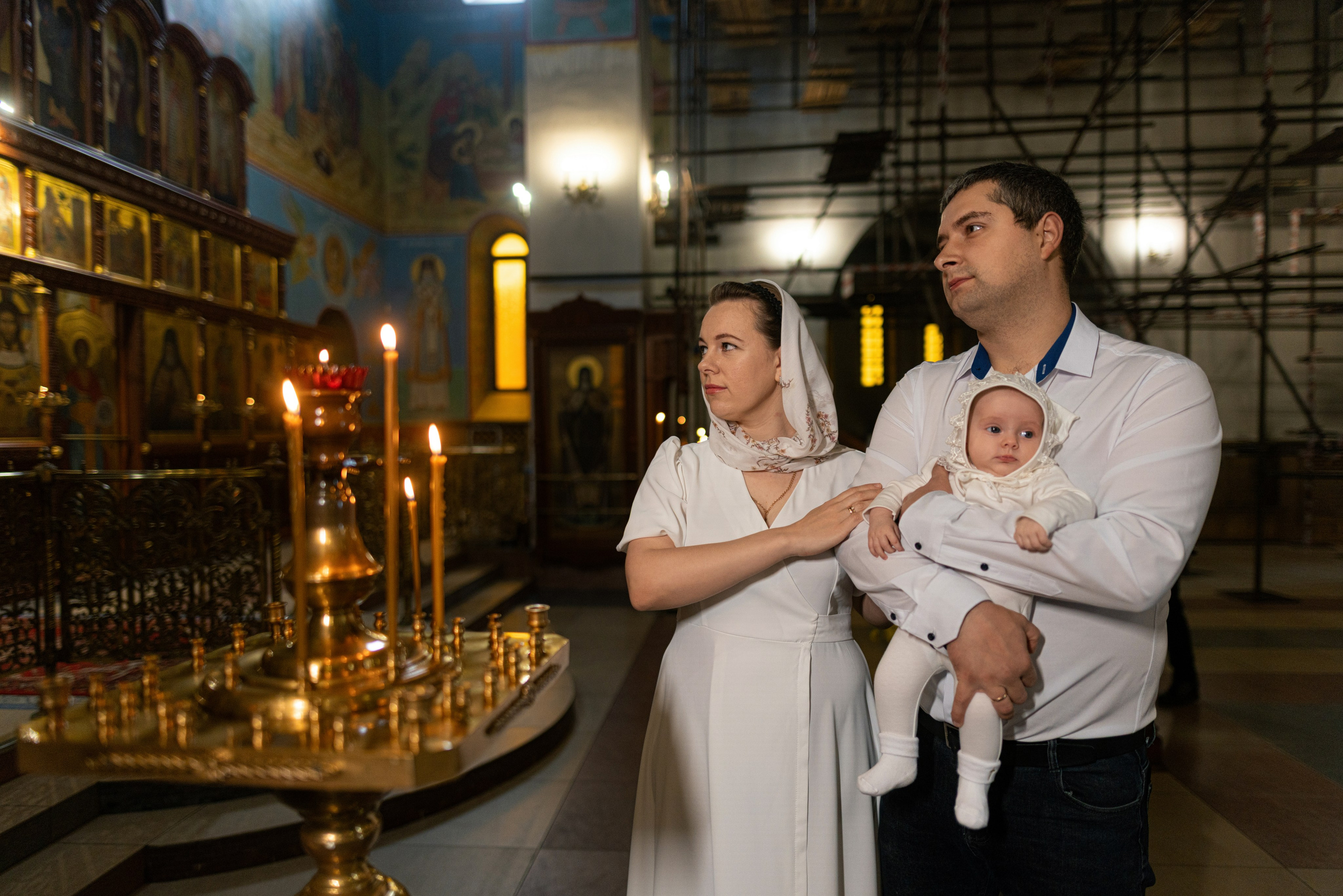 Крещение Алины. Дмитрий Шульгин, портретный фотограф в Воронеже