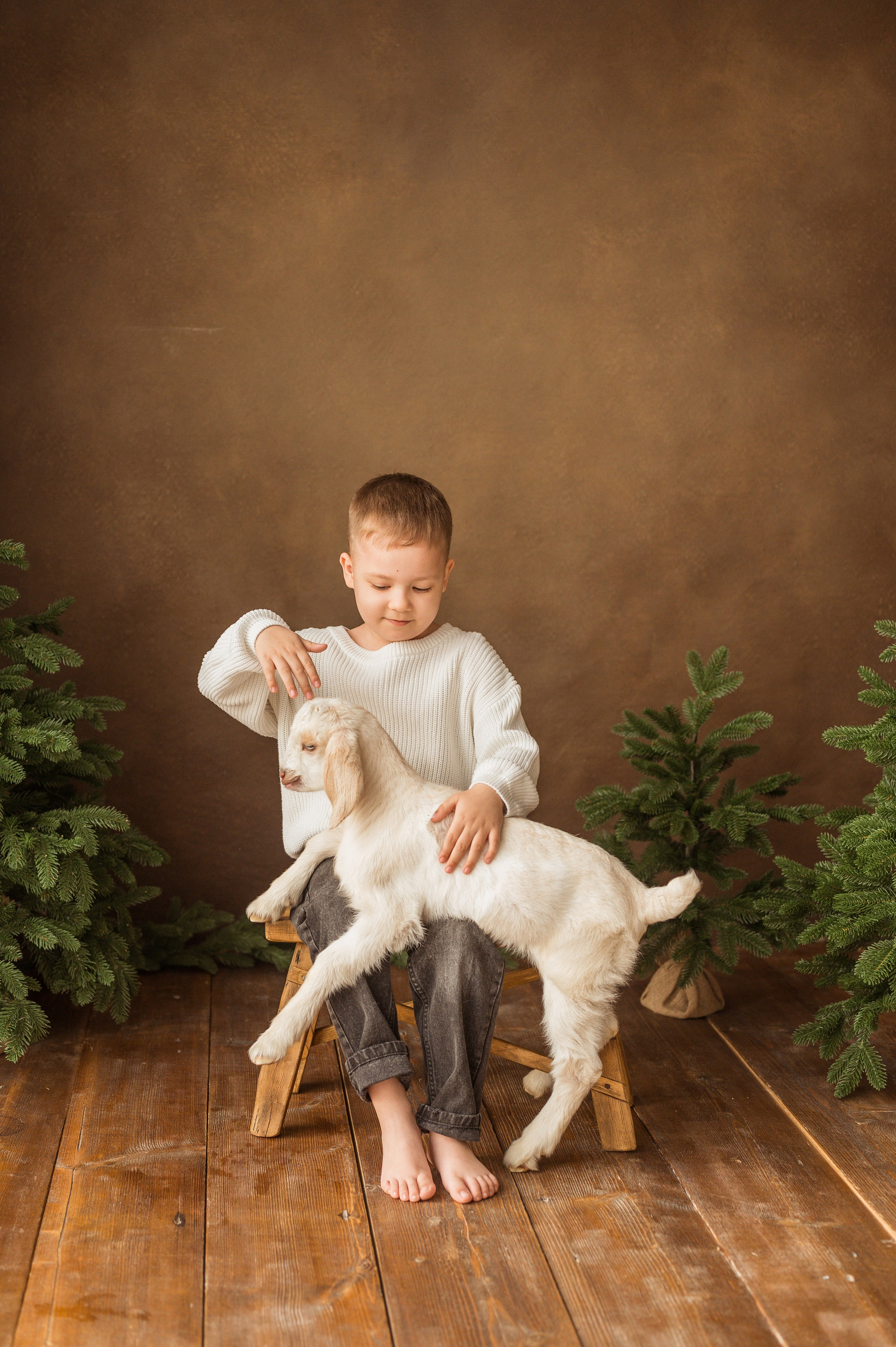 Данечка, Артем и козлик. Детский и семейный фотограф Ирина Гладких