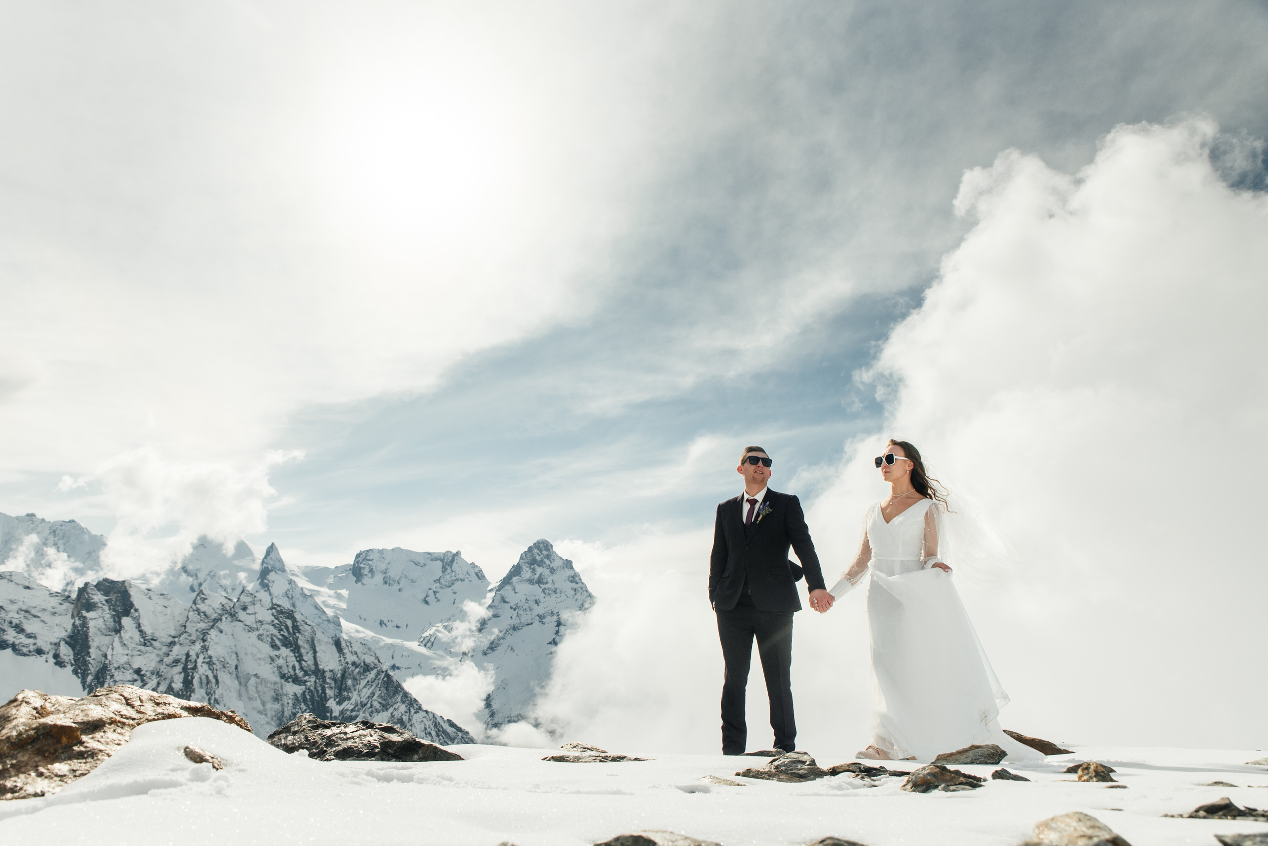 Иван и Дарья (Домбай) март 2023. Свадебный и travel фотограф в Волгограде, Сочи, Домбае, Европе