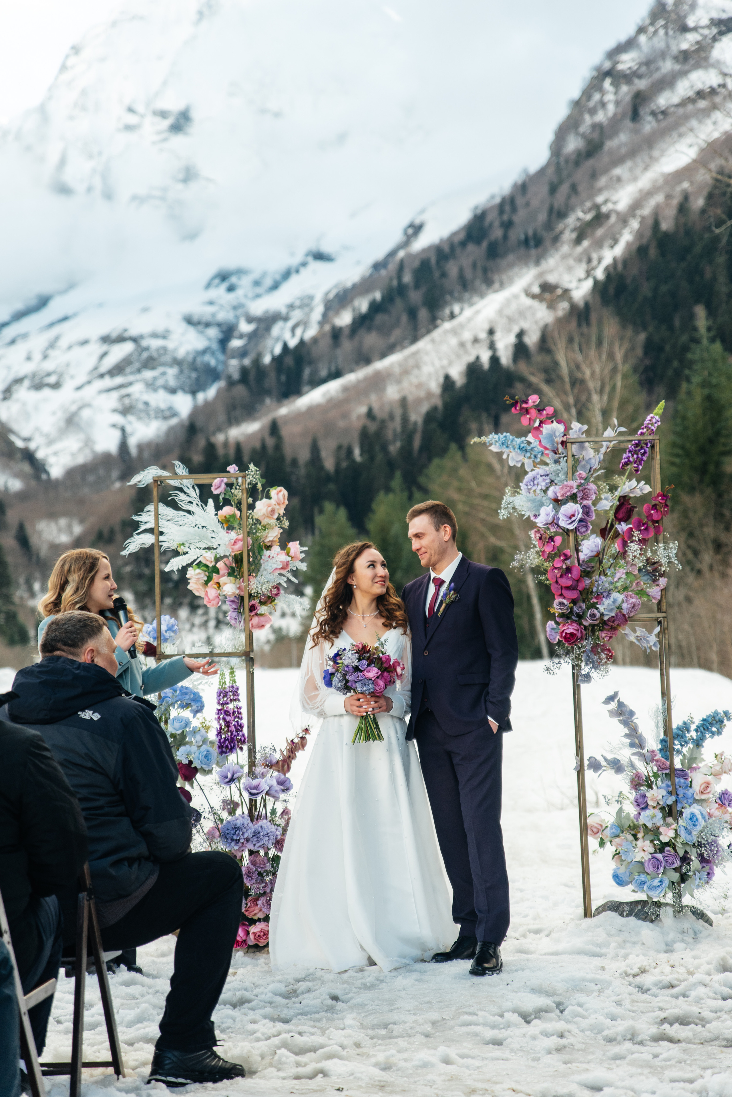 Иван и Дарья (Домбай) март 2023. Свадебный и travel фотограф в Волгограде, Сочи, Домбае, Европе