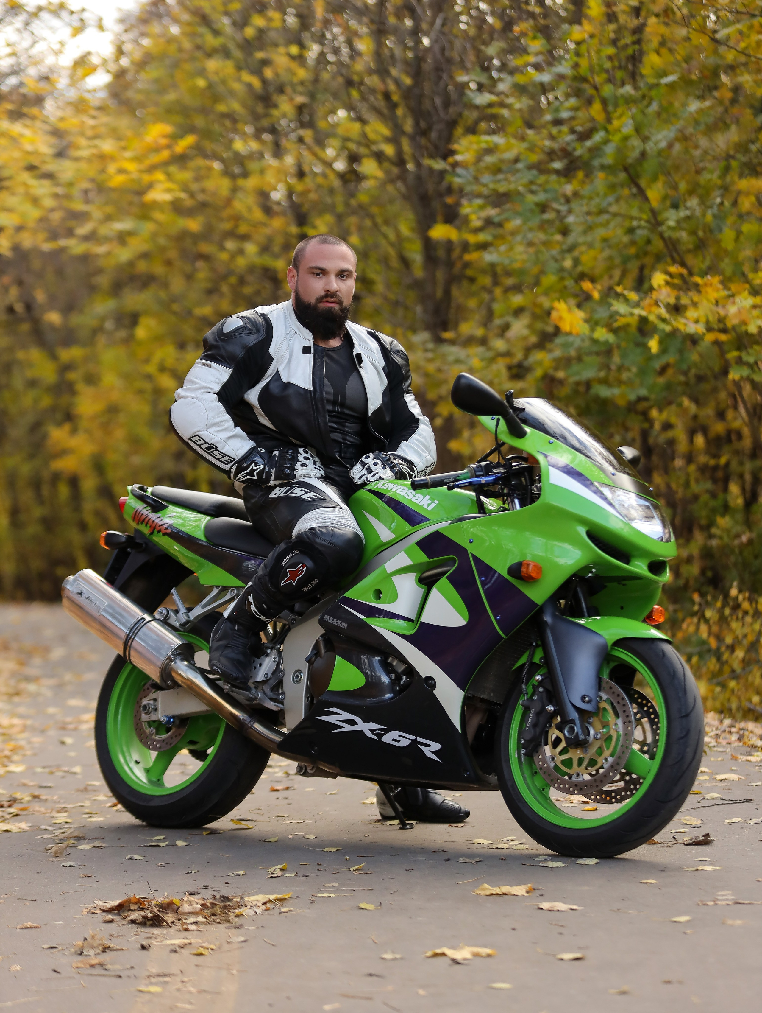 Виталий Kawasaki ZX6R. Фотограф Антон Чупринин