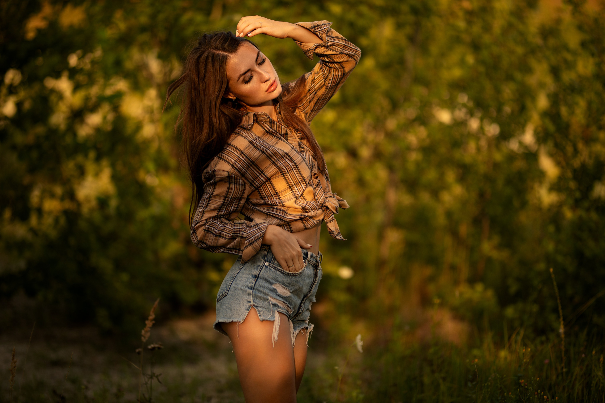 Фотосет с Анастасией в парке Белый колодец для «себя». Дмитрий Шульгин, портретный фотограф в Воронеже