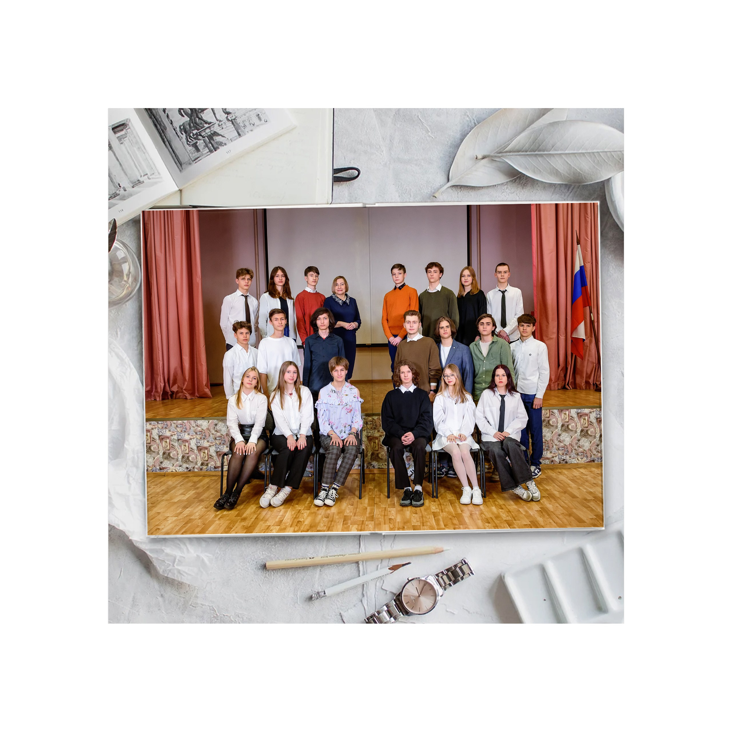 Альбомы с оживлением. Выпускной школьный альбом в Москве / Школьный фотограф Юлия Михайленко