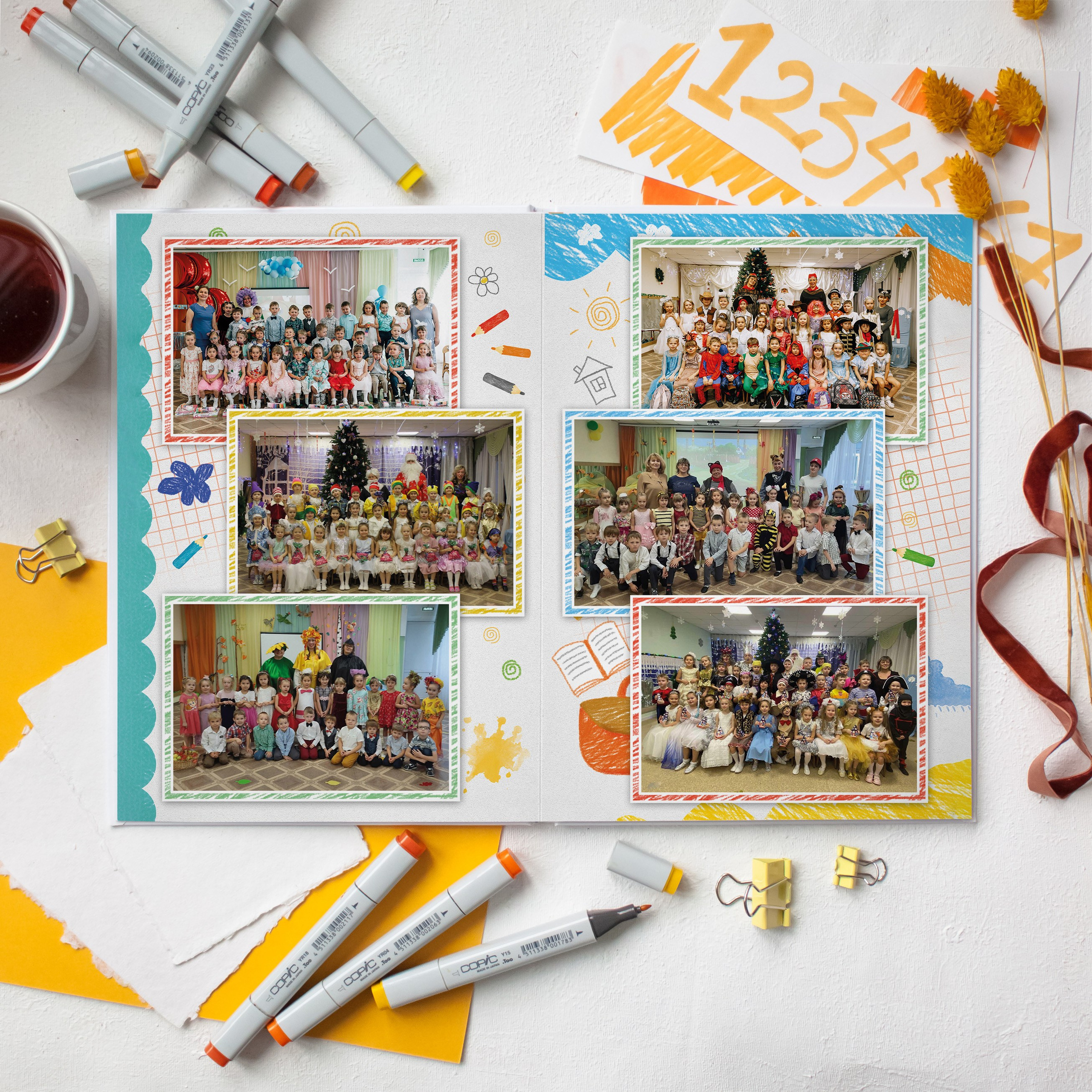 Фотожурнал. Выпускные альбомы в школах и детских садах