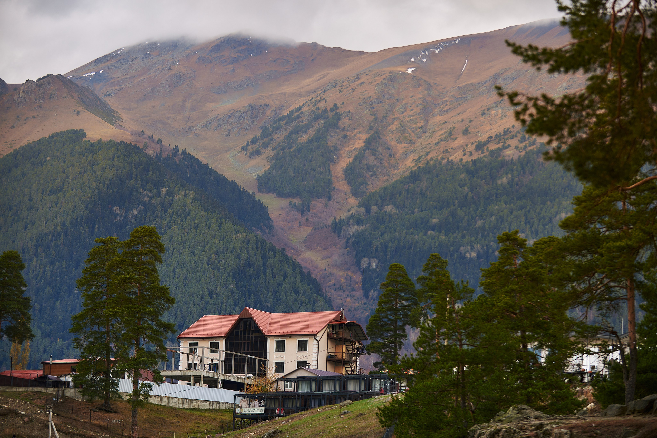 Кавказские горы. Пейзажные фото.