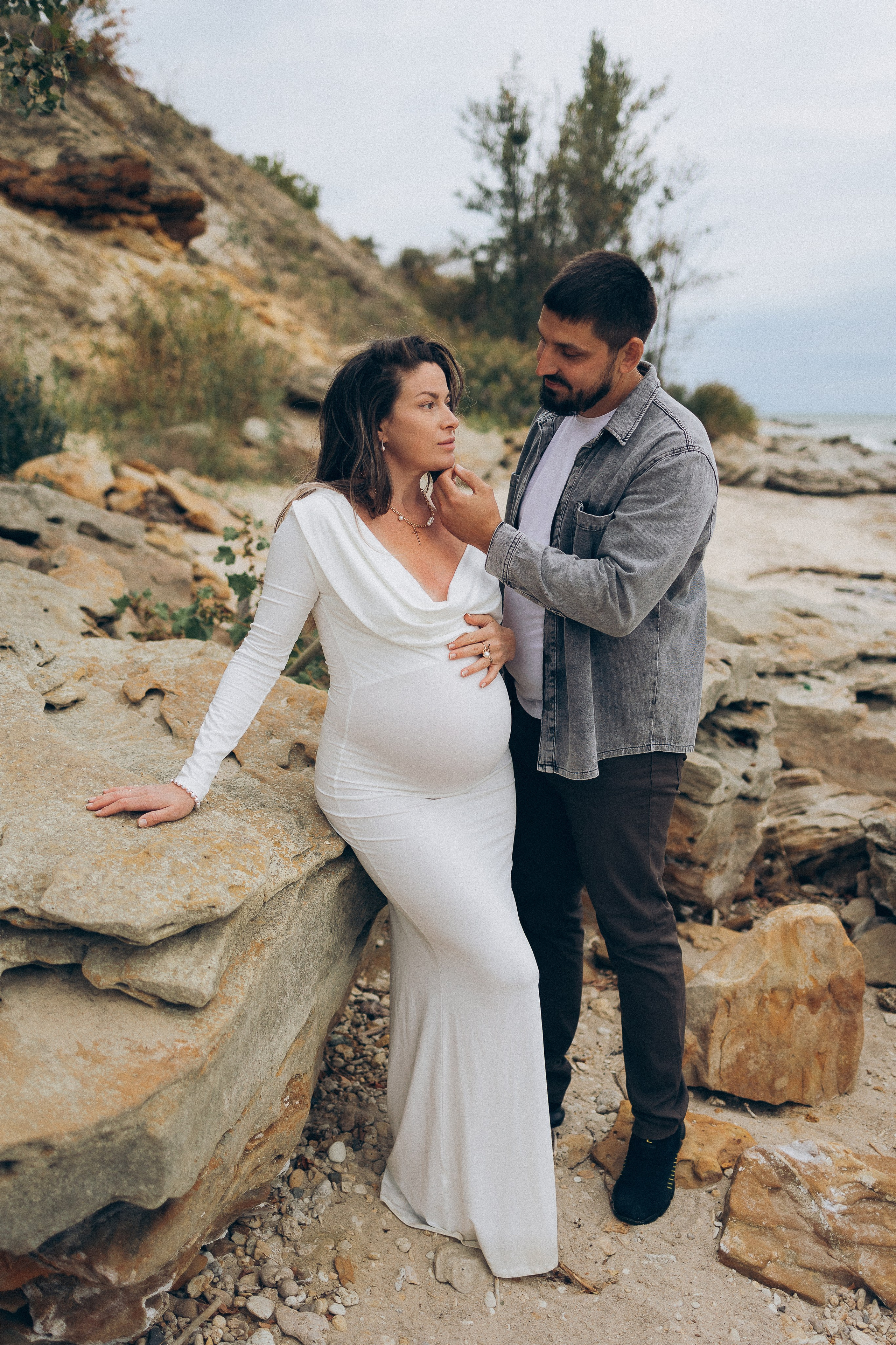 Фотосессия скоромама на природе Саркел для Анечки и Анатолия. Фотограф новорожденных, детей и беременности г. Волгодонск Дарья Илькова