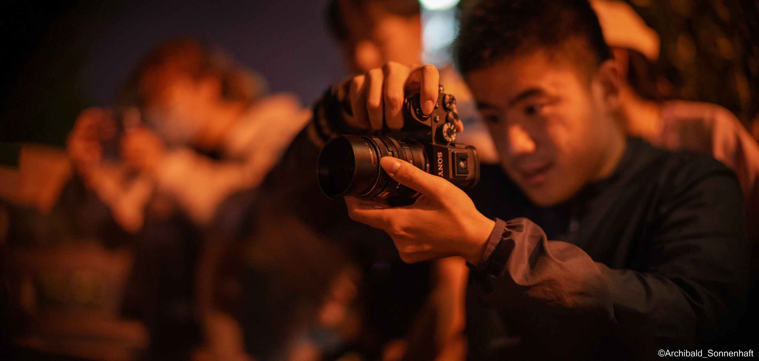 Underground photographers. Photographer in Guangzhou, China. Archibald Sonnenhaft