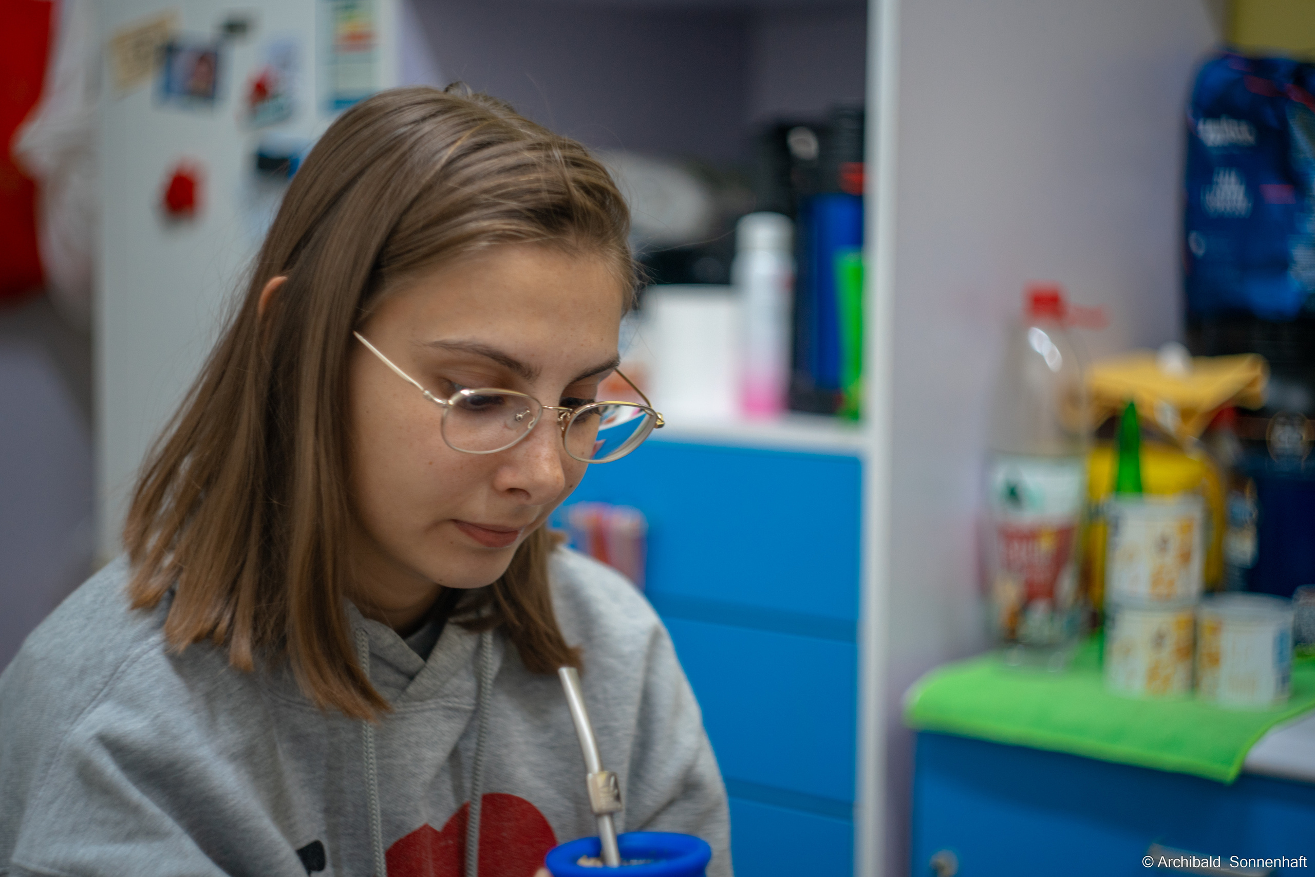 Argentine mate with our Argentine friend. Photographer in Guangzhou, China. Archibald Sonnenhaft