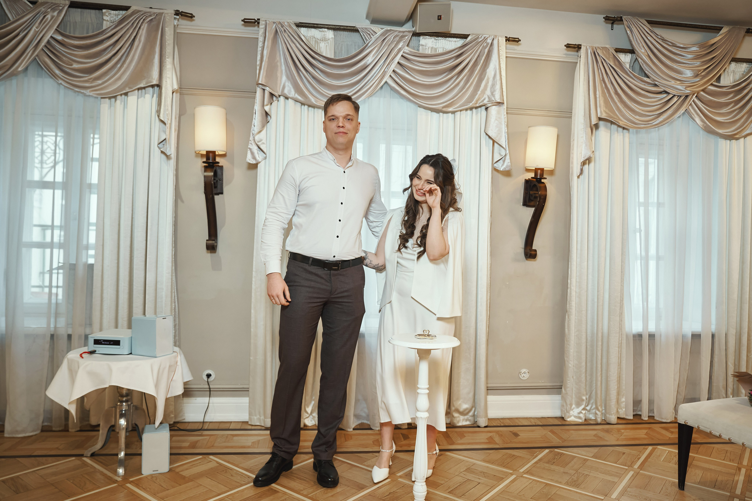 Регистрация брака в ресторане Гусятникофф. Фотограф на свадьбу