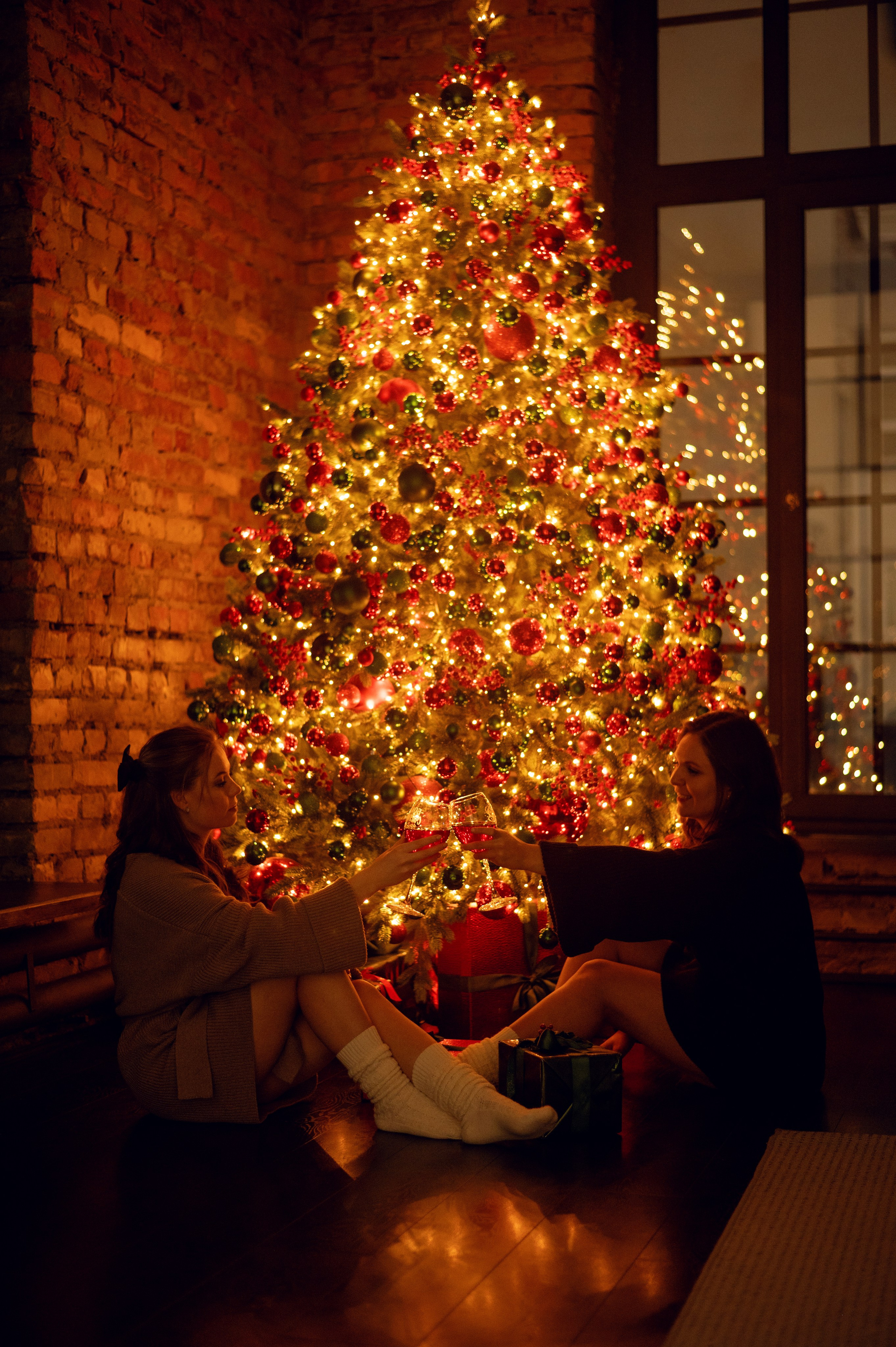 Новогодние студии, Новогодние залы для фотосессии в Санкт-Петербурге. Новогодние семейные фотосессии в СПб. Женский фотограф Санкт-Петербург Александра Колий
