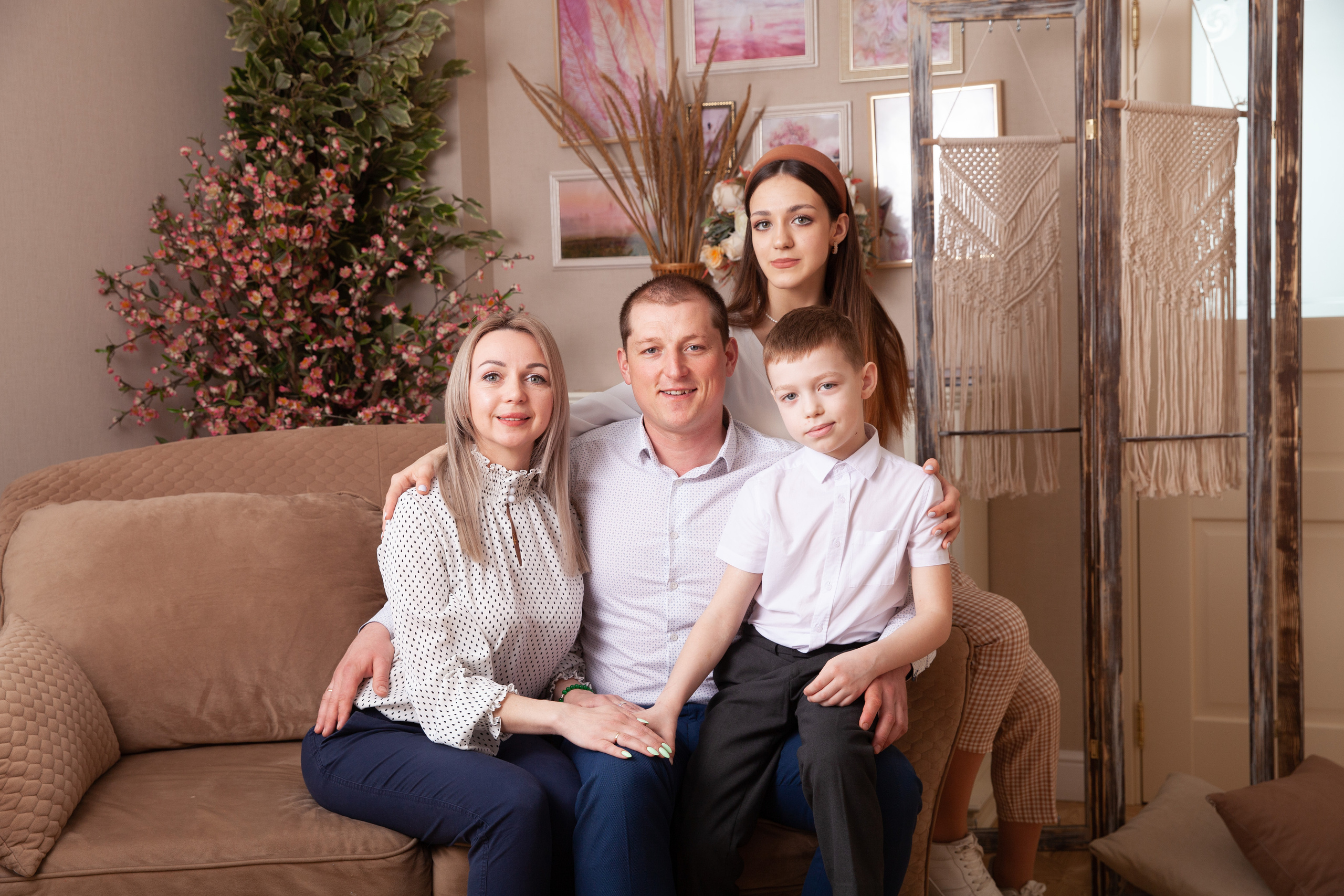 классическая семейная фотография