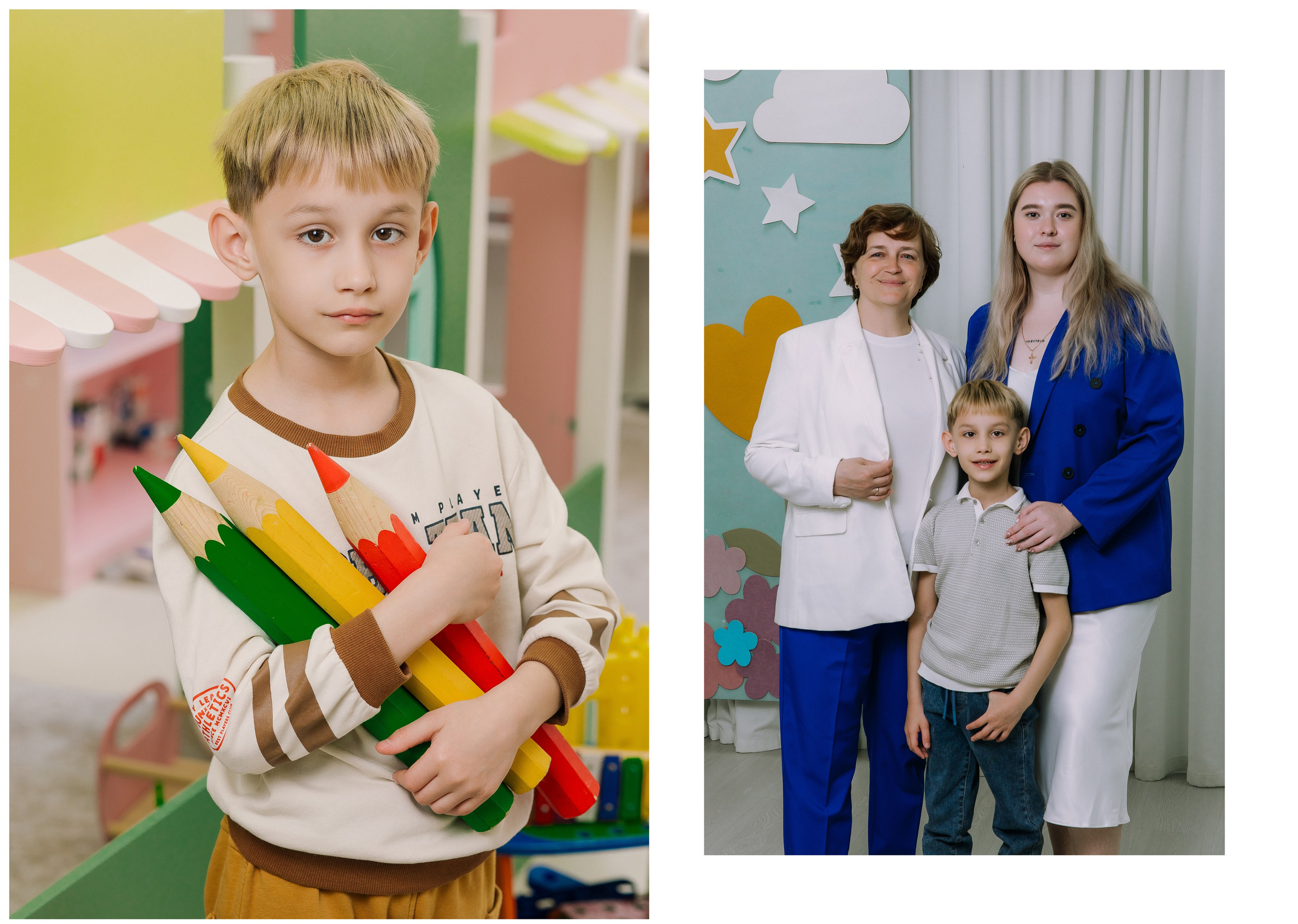 Альбом для детского сада на 4 разворота (2 съёмки) в Новороссийске