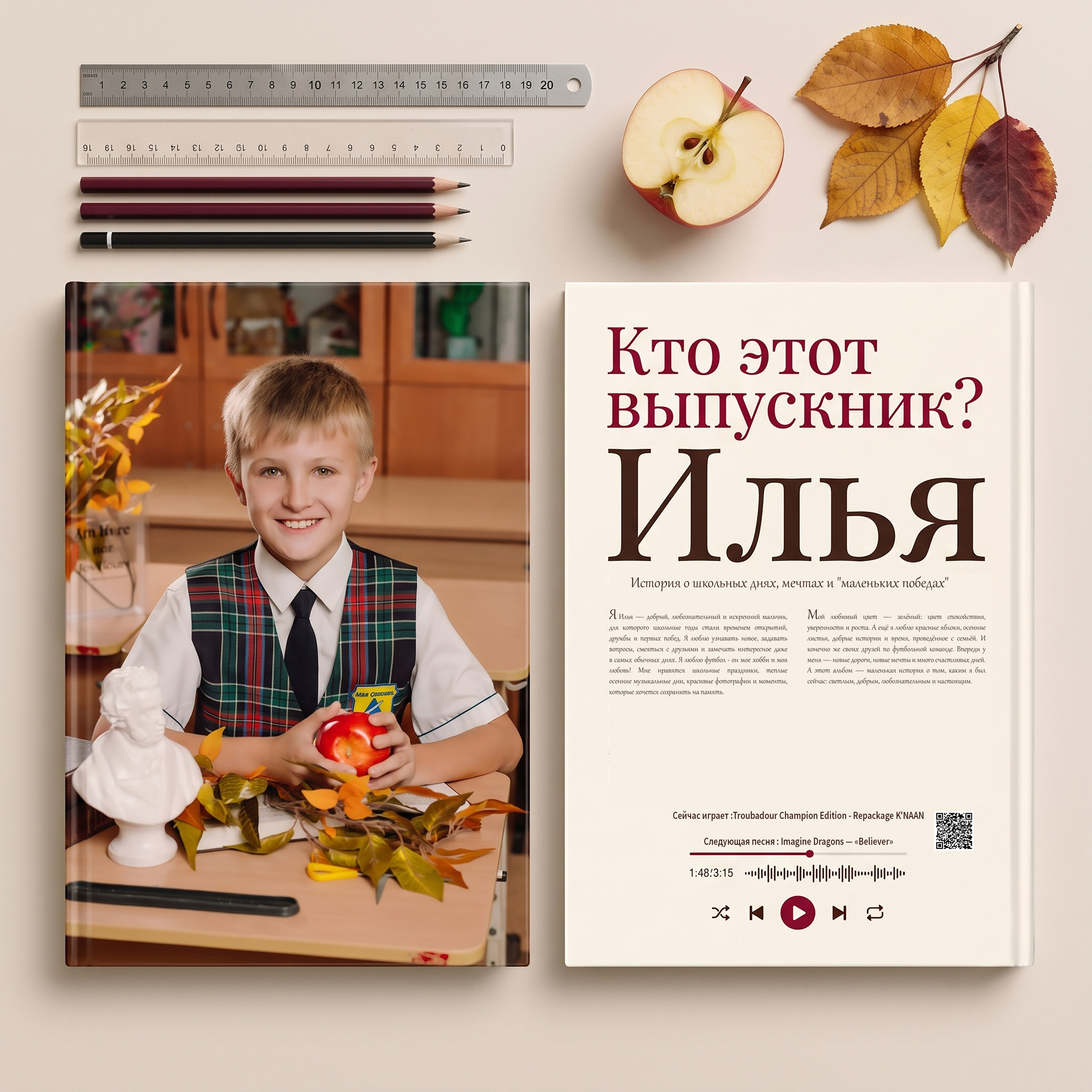 Дизайны выпускных альбомов для 4 класса в Новороссийске