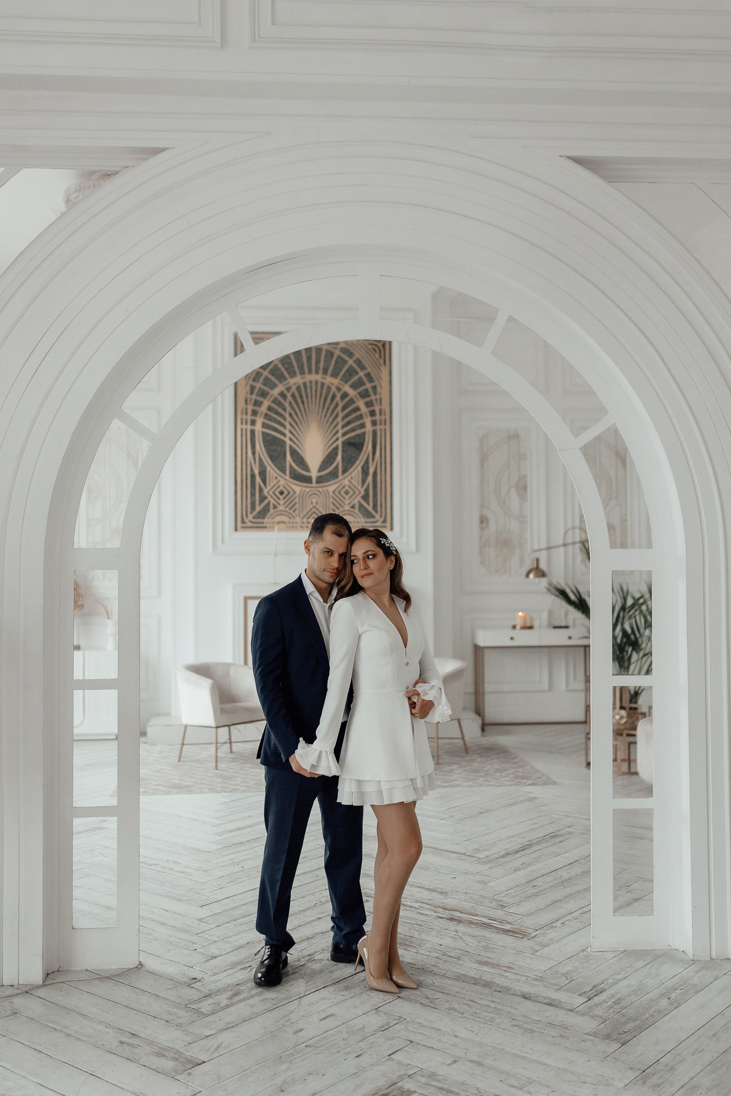 Свадебная фотосессия в студии в Москве