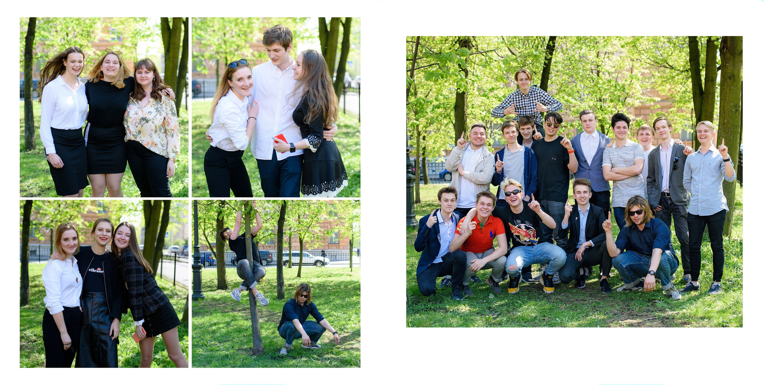 Выпускные альбомы для школ. Семейный и детский фотограф Марина Тувиста в Санкт-Петербурге