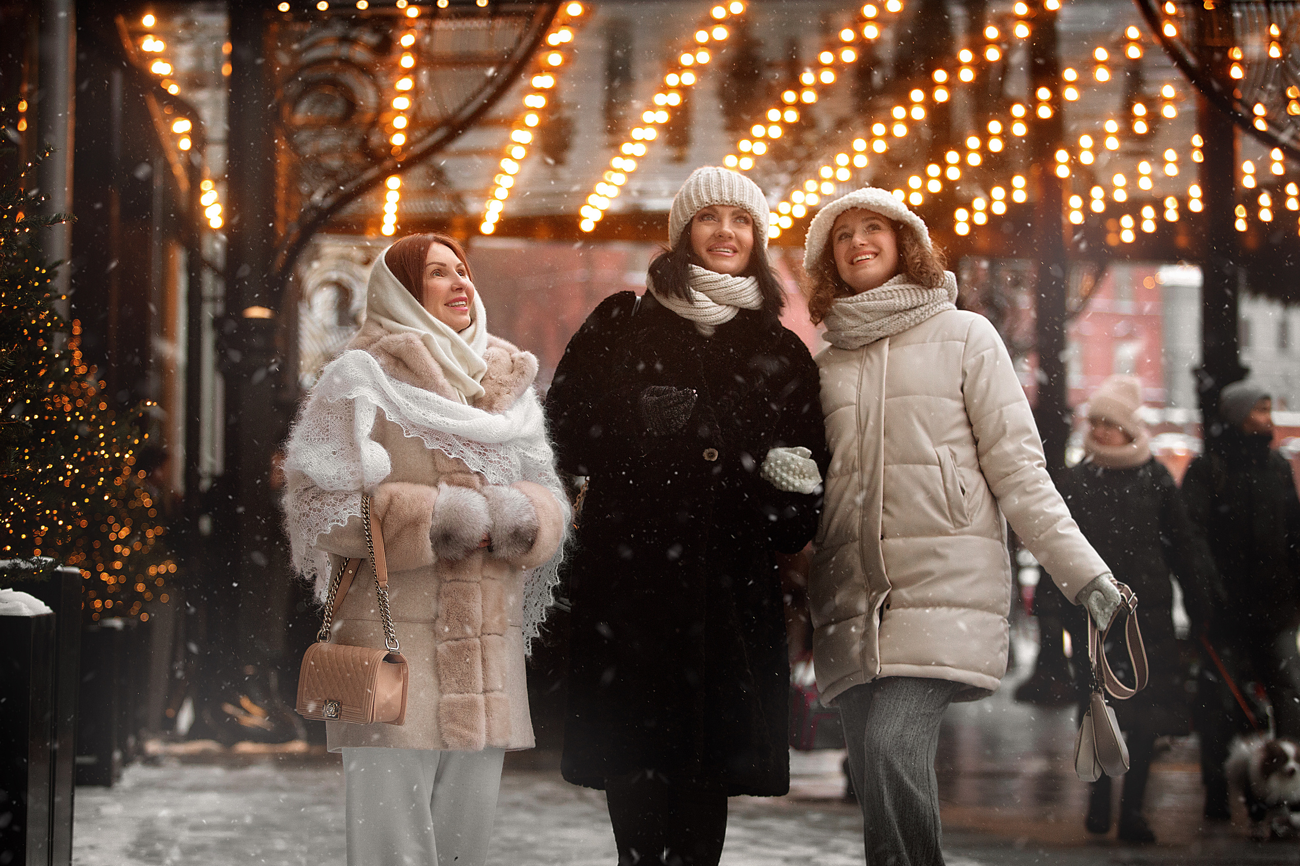 Наталья Плеханова рождественская сьемка в Москве. Фотограф в Москве Оксана Цехмистер
