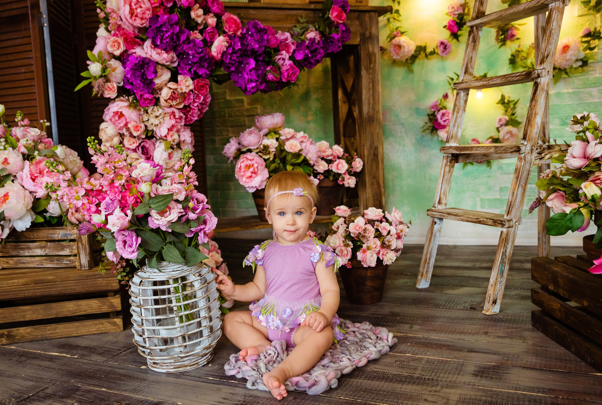 Фотосессия малышей до года