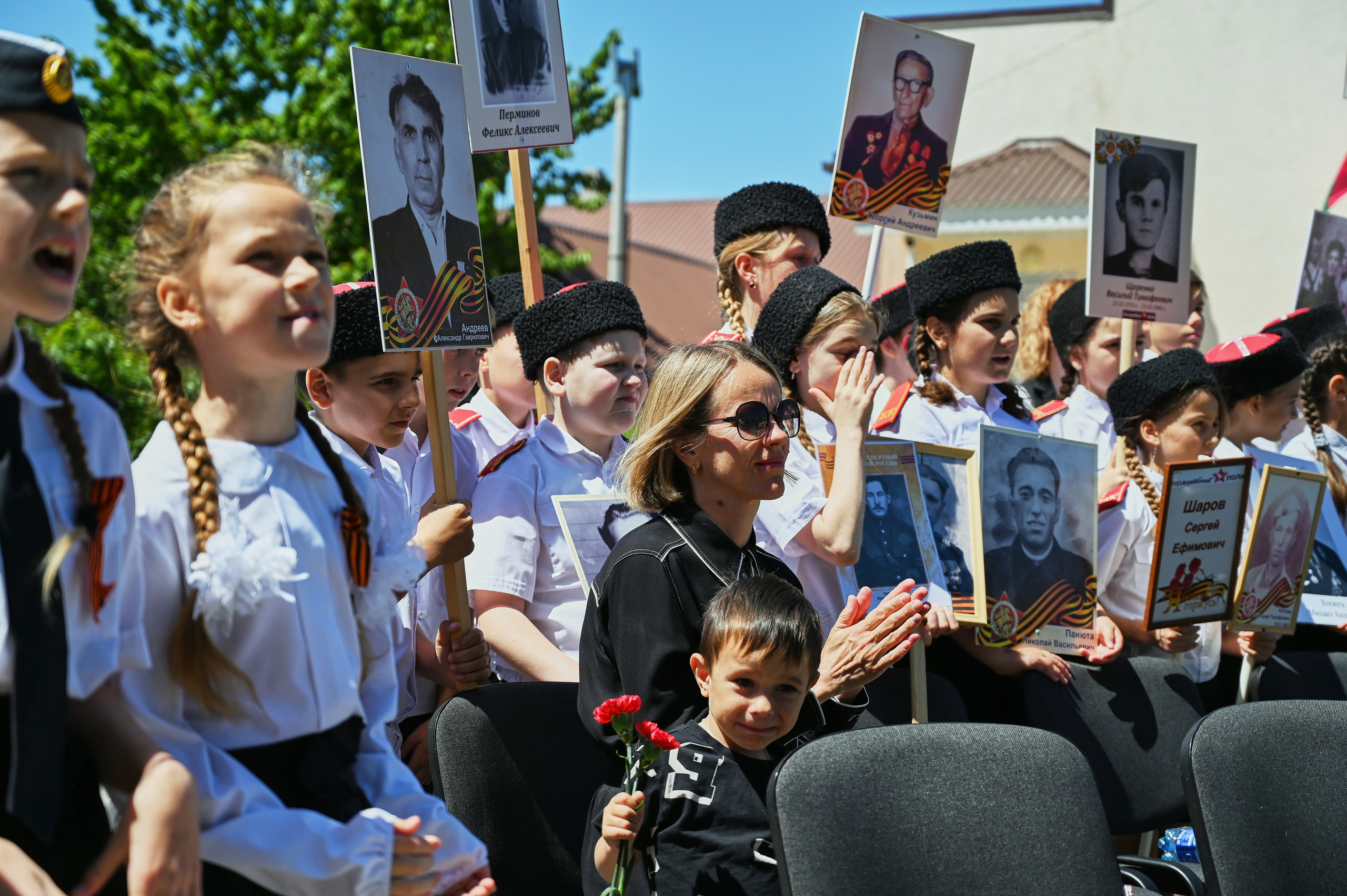 Митинг в с. Виноградное. Жизнь курорта Кабардинка в фотографиях